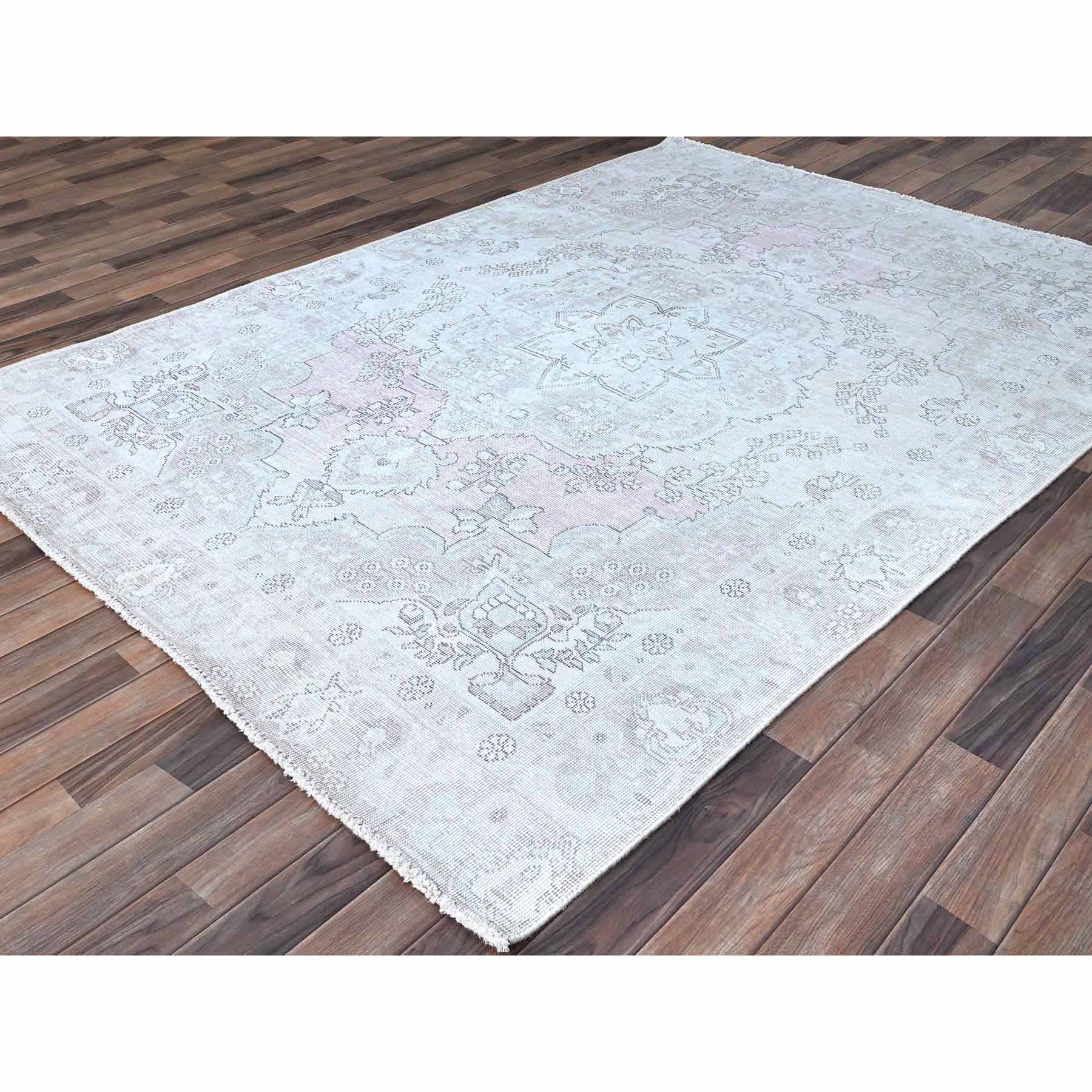 Overdyed-Vintage-Hand-Knotted-Rug-430485