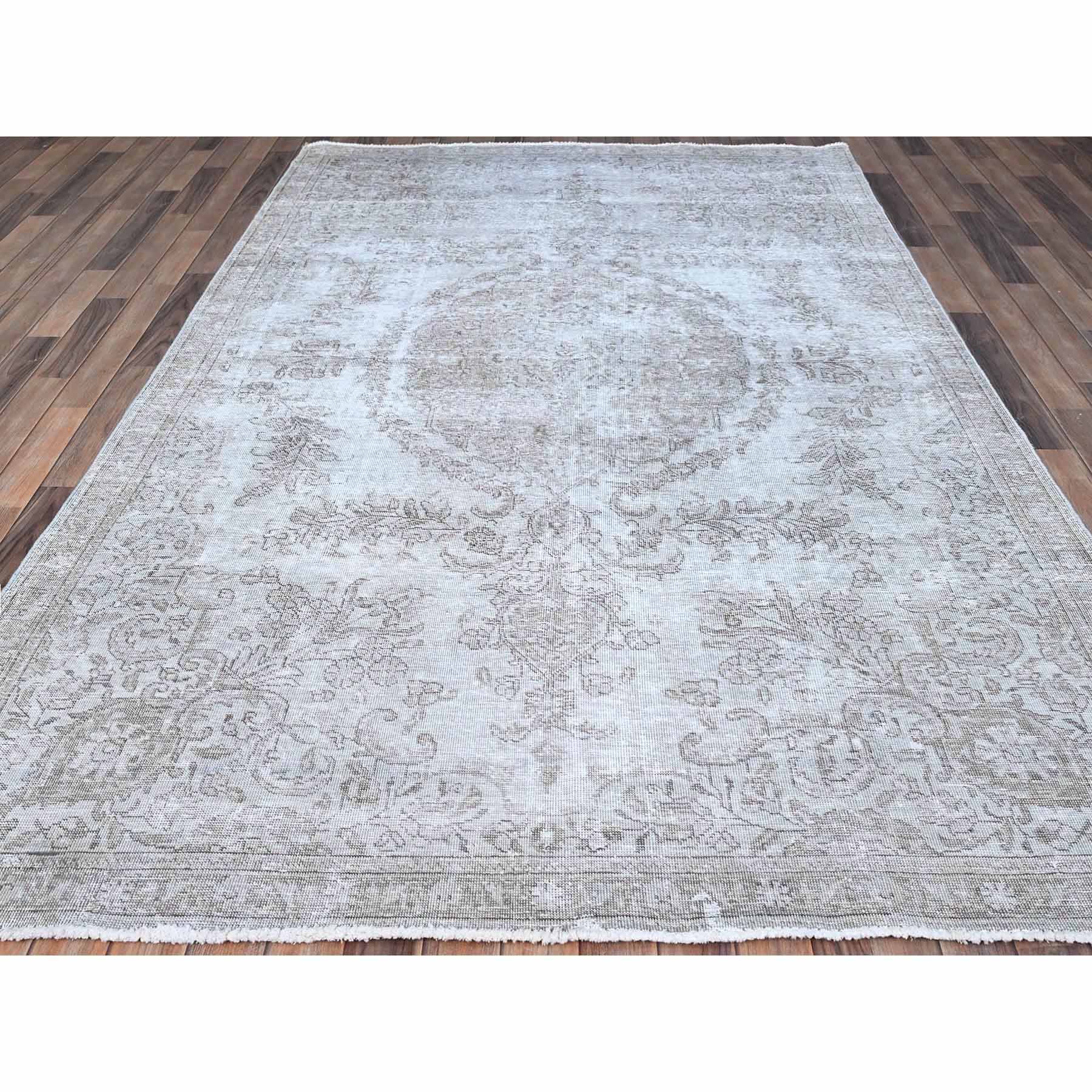 Overdyed-Vintage-Hand-Knotted-Rug-430490