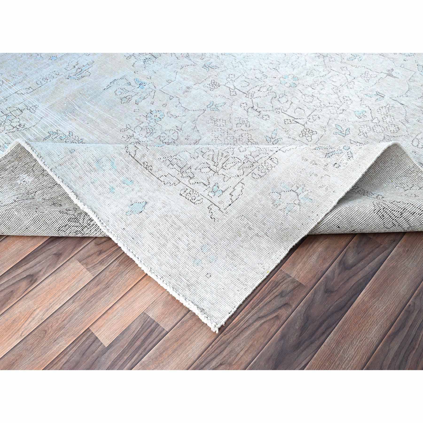 Overdyed-Vintage-Hand-Knotted-Rug-430500