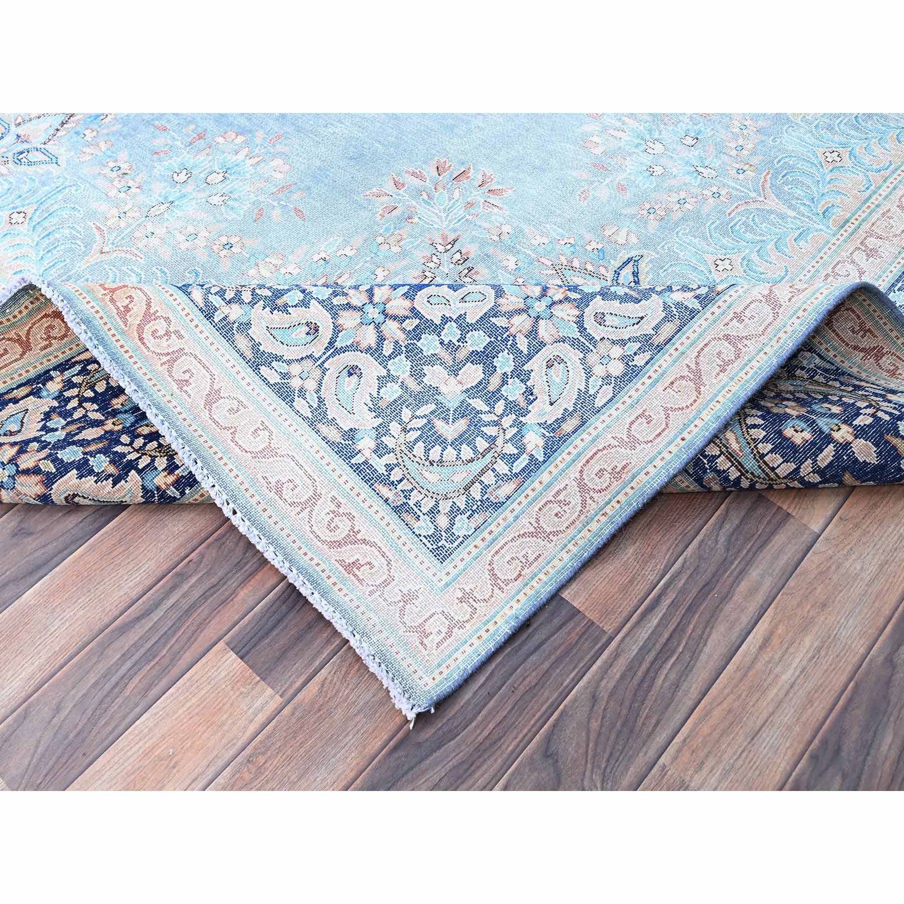 Overdyed-Vintage-Hand-Knotted-Rug-430555