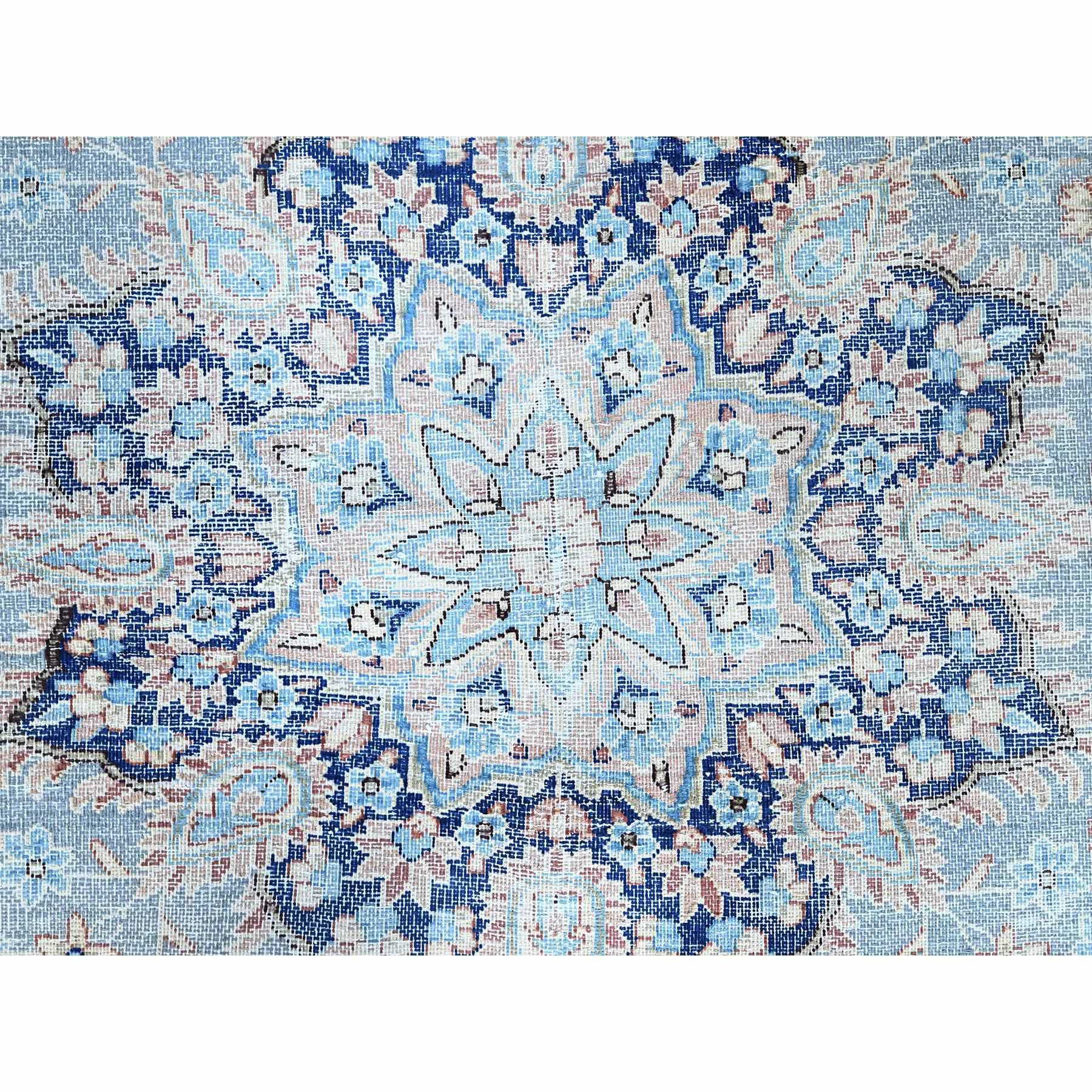 Overdyed-Vintage-Hand-Knotted-Rug-430555