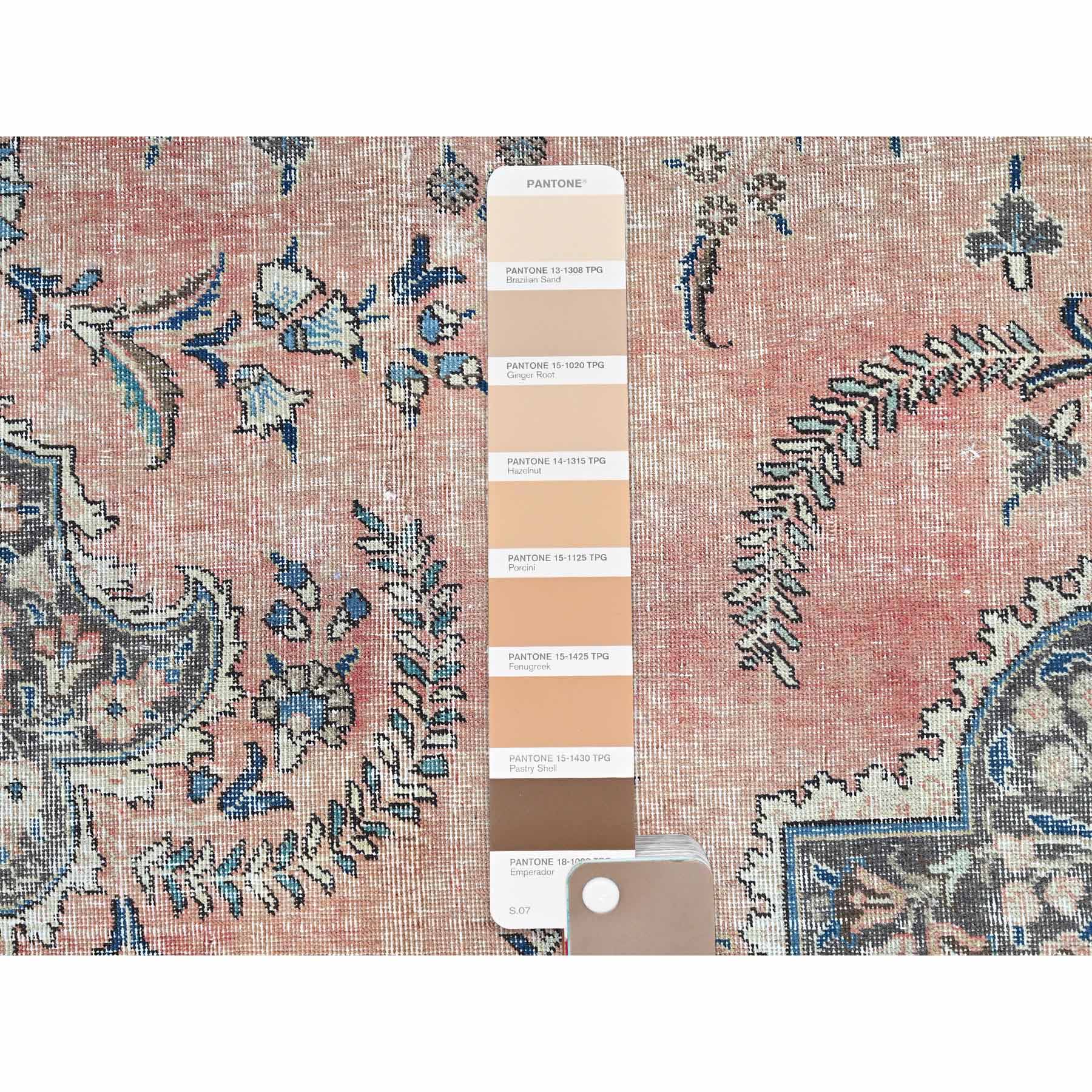 Overdyed-Vintage-Hand-Knotted-Rug-430570