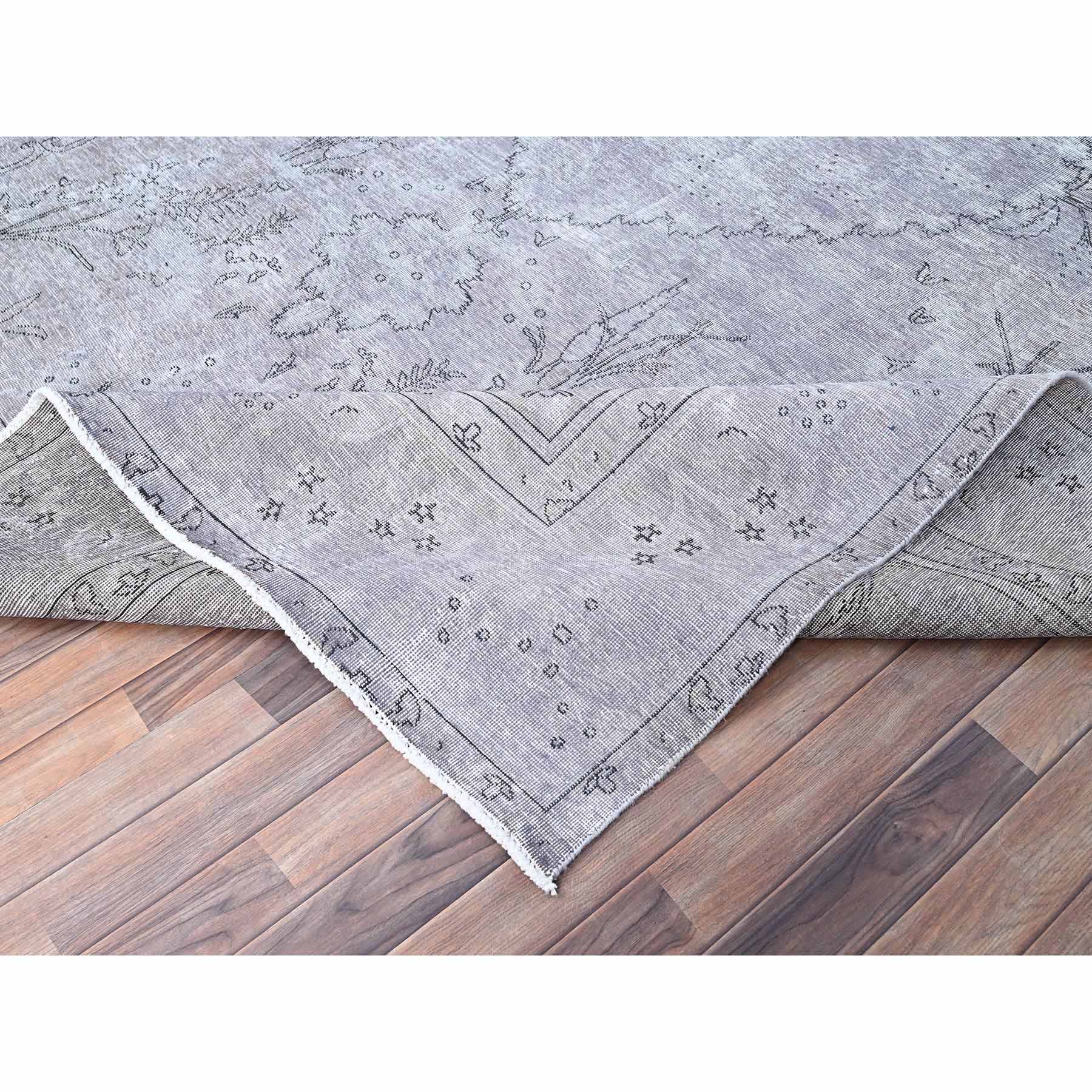 Overdyed-Vintage-Hand-Knotted-Rug-430965