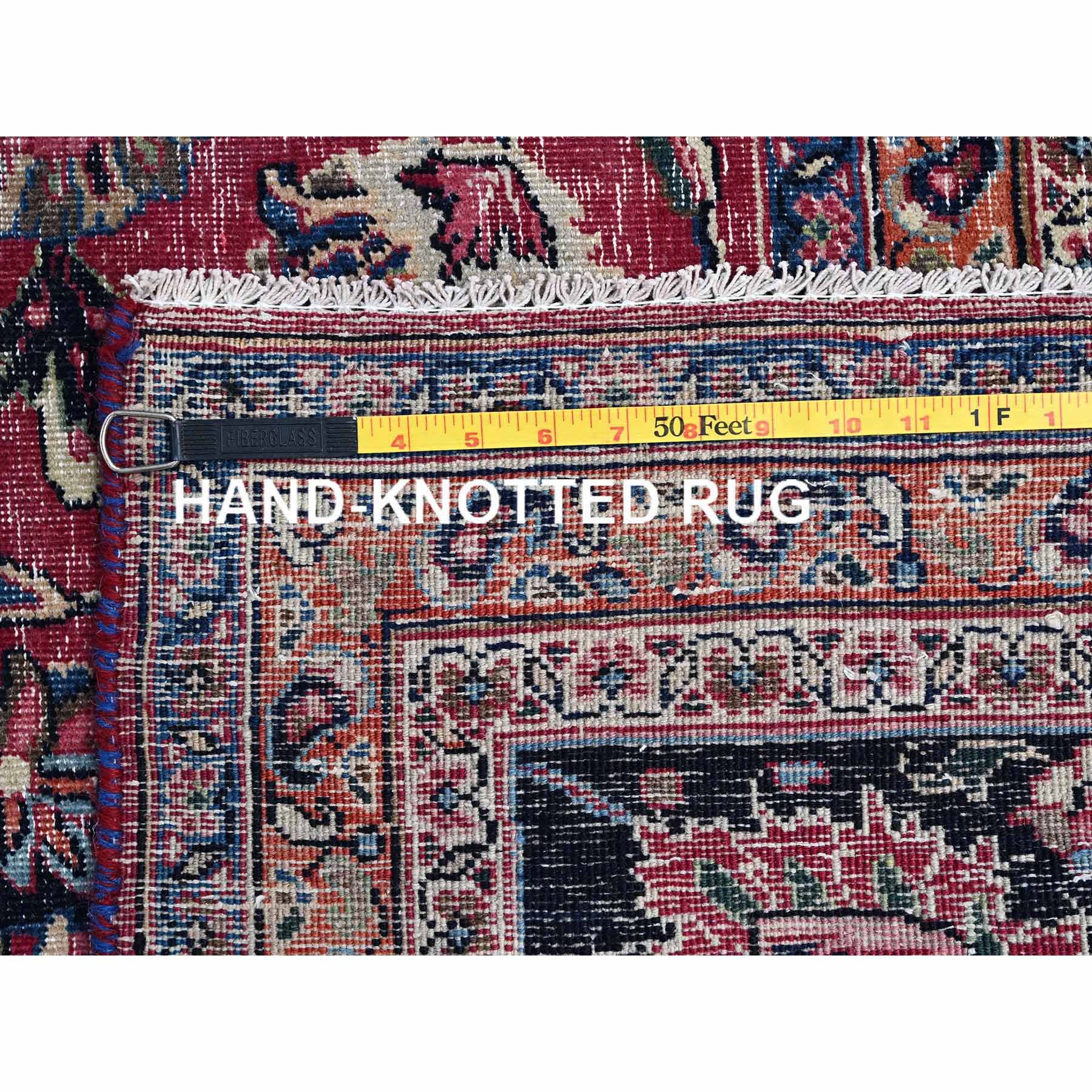 Overdyed-Vintage-Hand-Knotted-Rug-430975