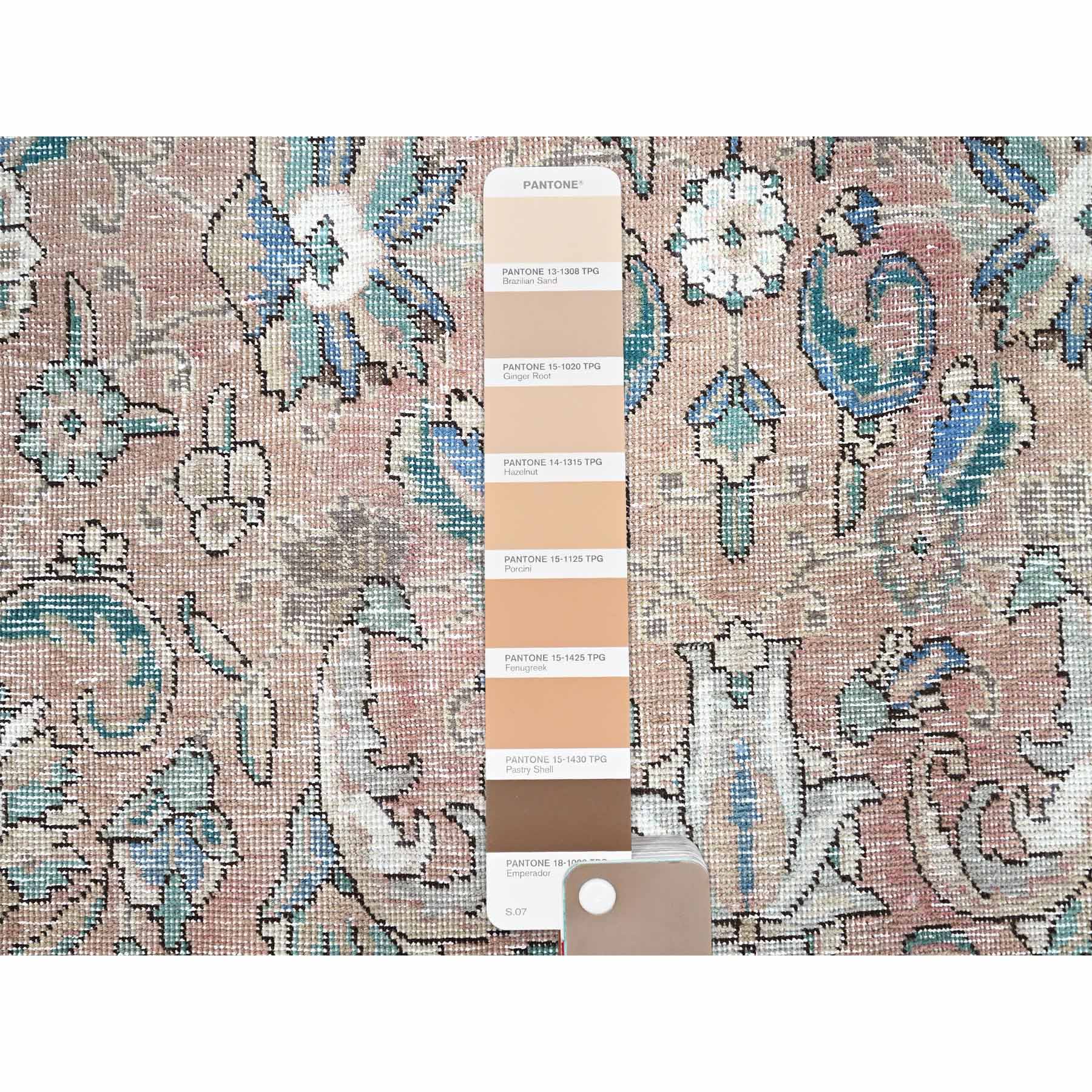 Overdyed-Vintage-Hand-Knotted-Rug-430980