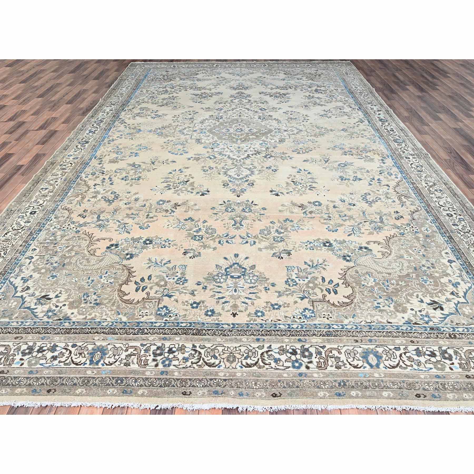 Overdyed-Vintage-Hand-Knotted-Rug-432460