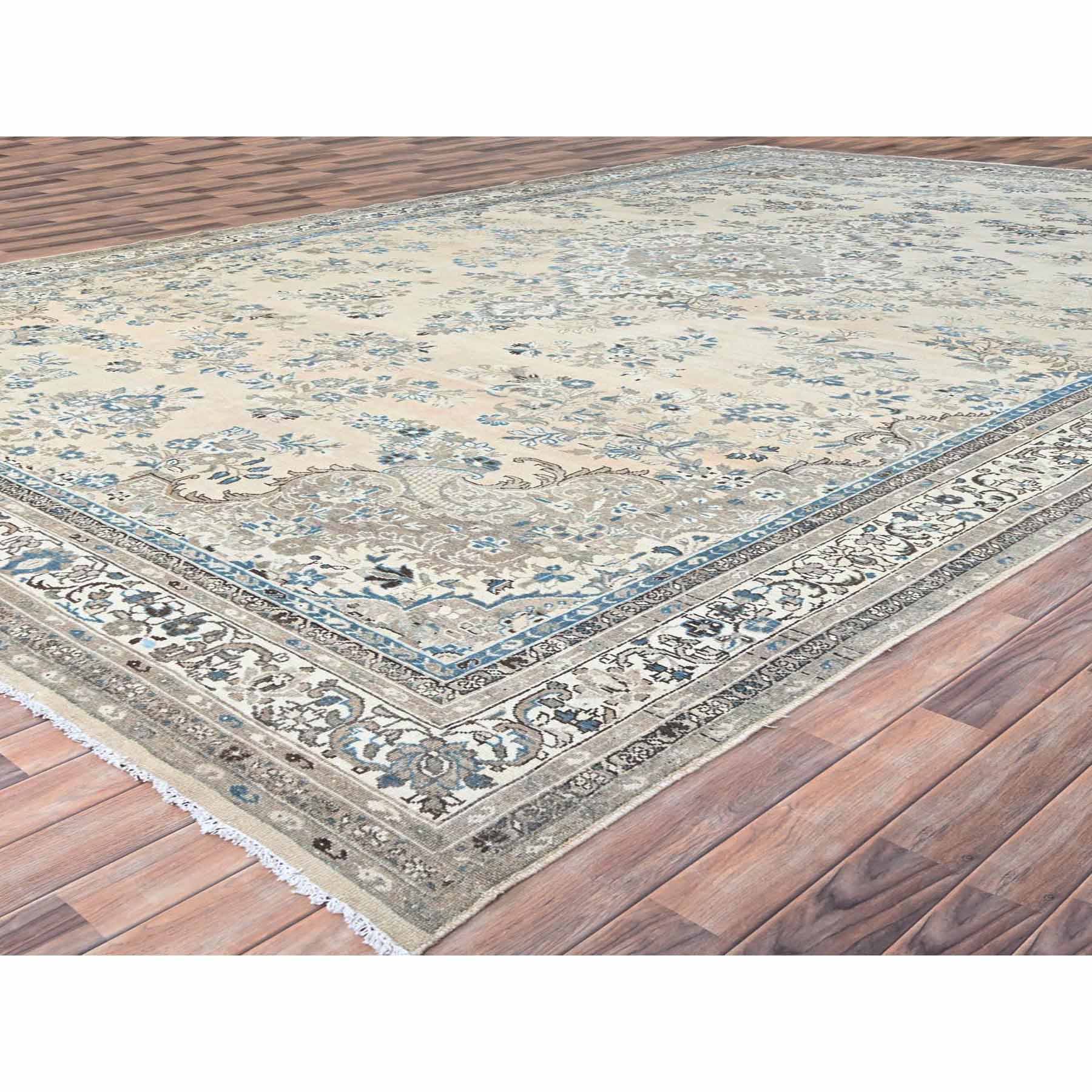 Overdyed-Vintage-Hand-Knotted-Rug-432460