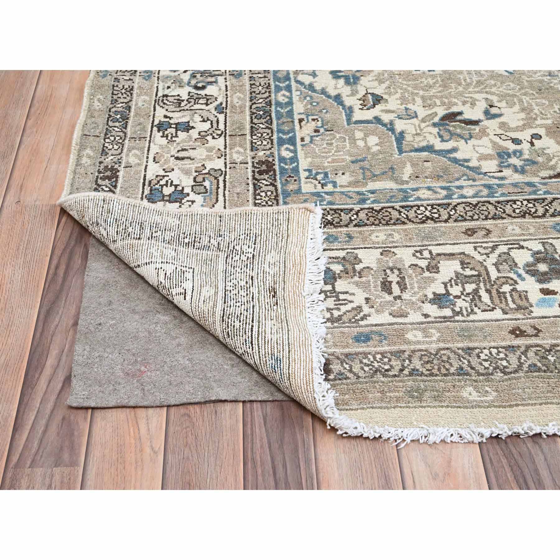 Overdyed-Vintage-Hand-Knotted-Rug-432460