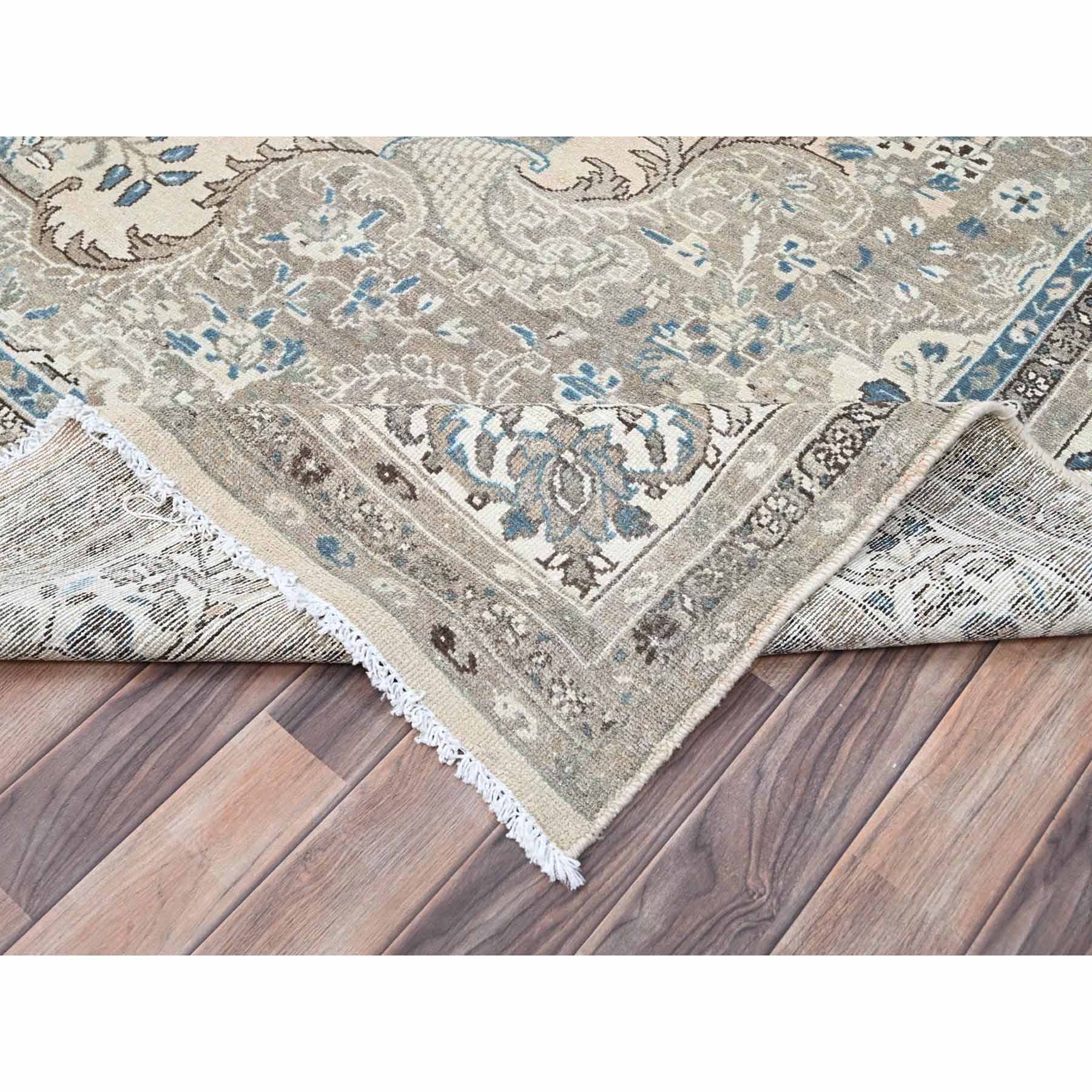 Overdyed-Vintage-Hand-Knotted-Rug-432460