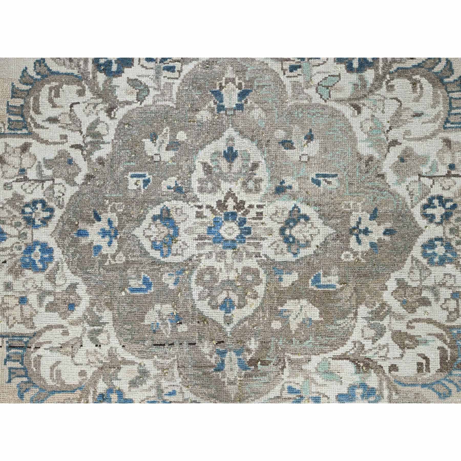 Overdyed-Vintage-Hand-Knotted-Rug-432460