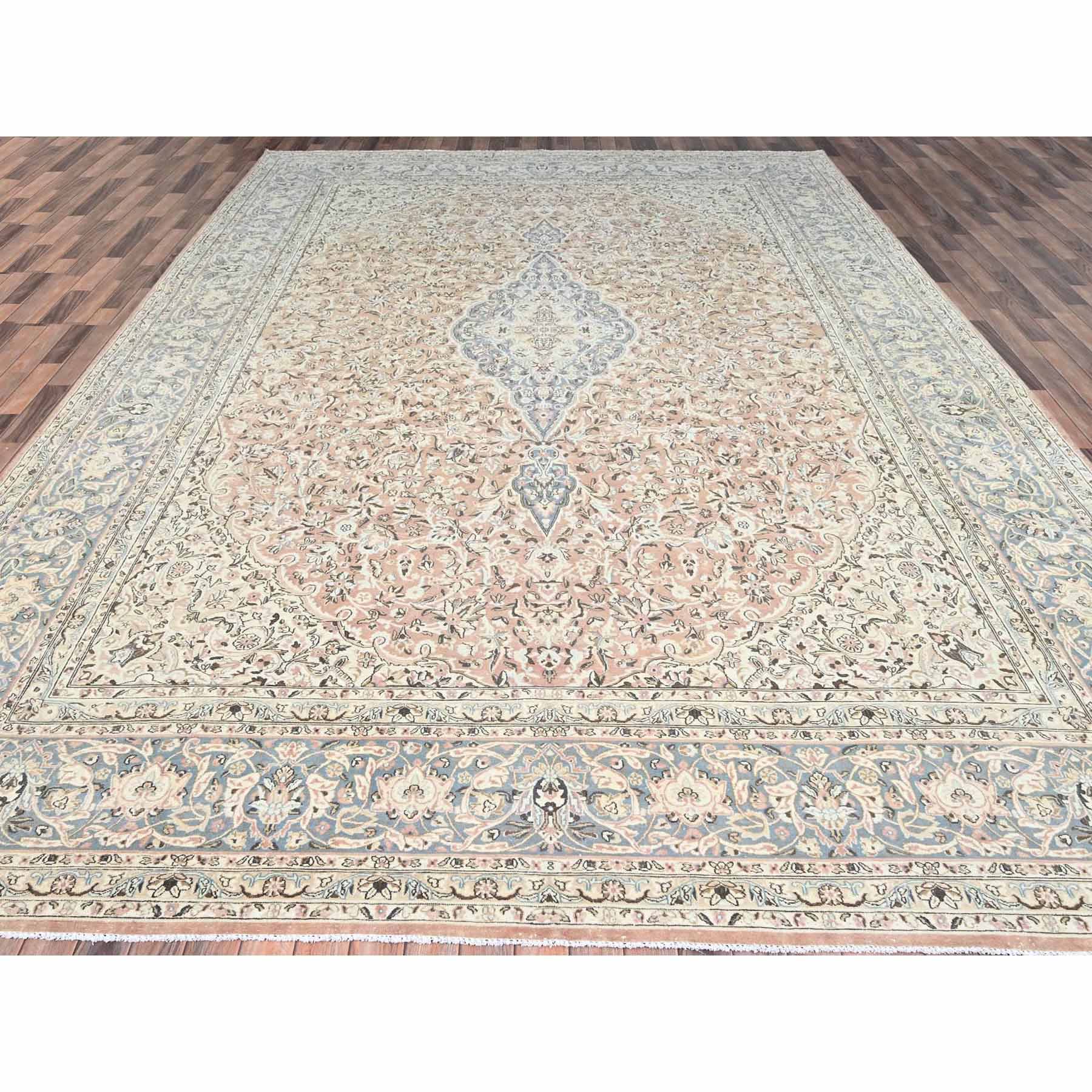 Overdyed-Vintage-Hand-Knotted-Rug-432465