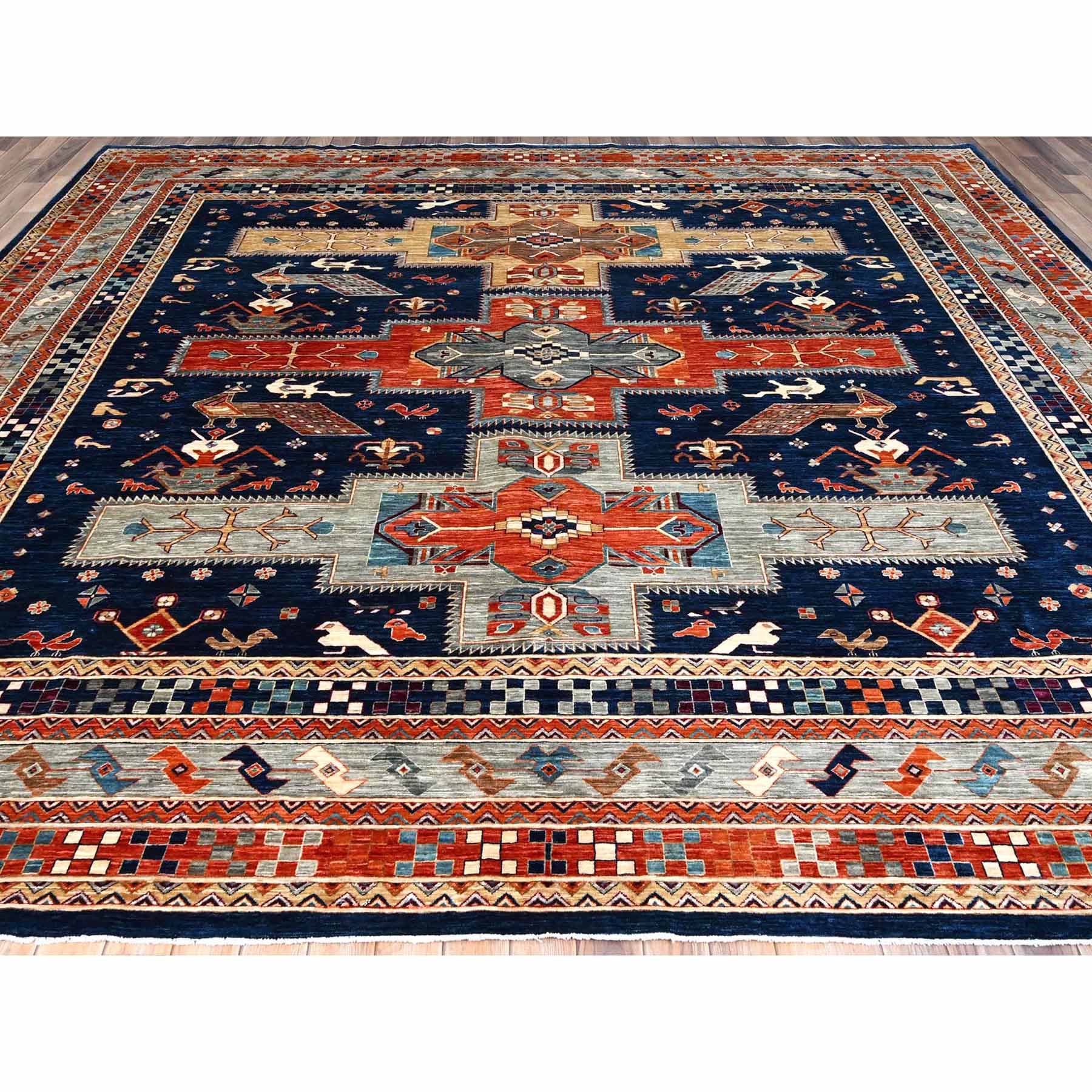 Tribal-Geometric-Hand-Knotted-Rug-432045