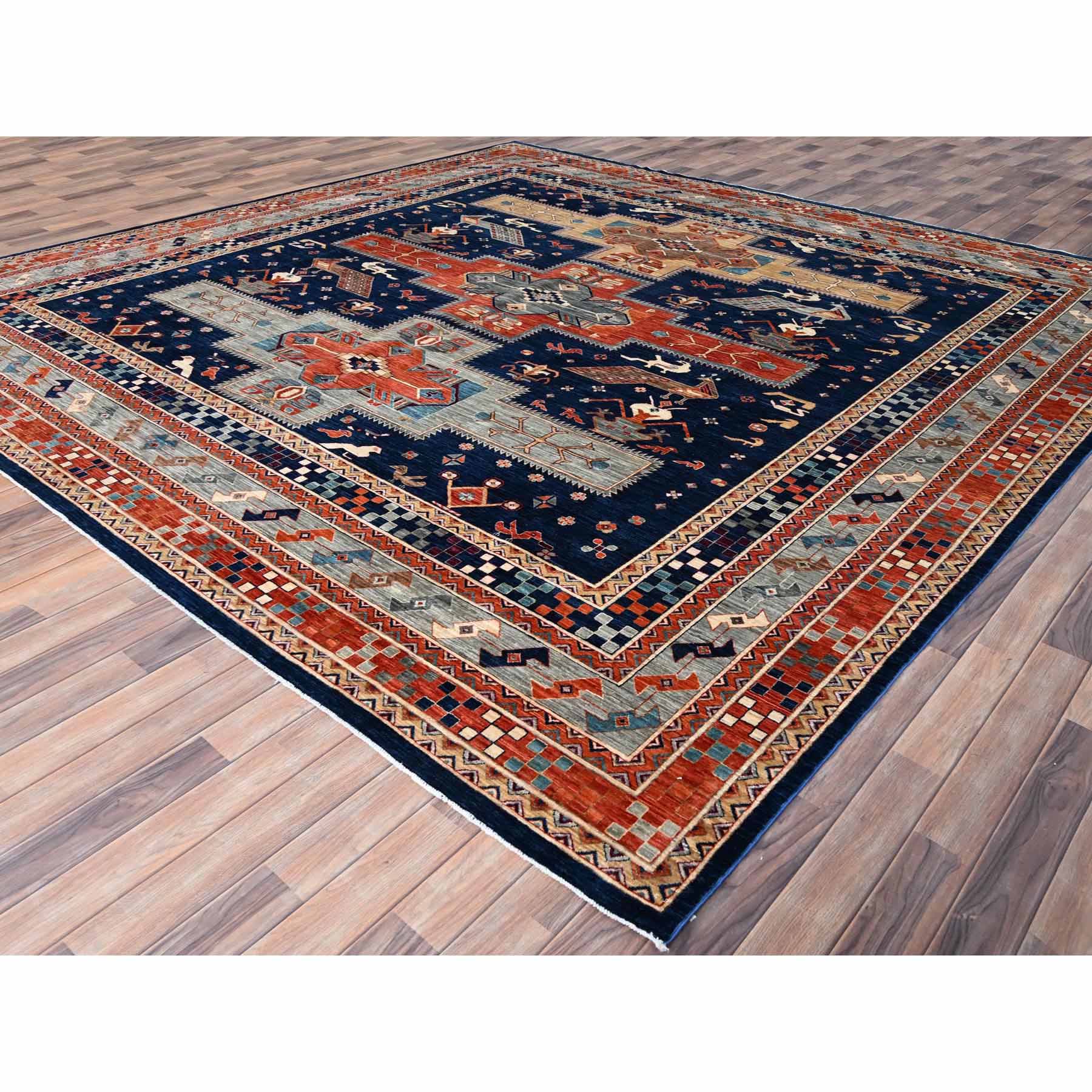 Tribal-Geometric-Hand-Knotted-Rug-432045