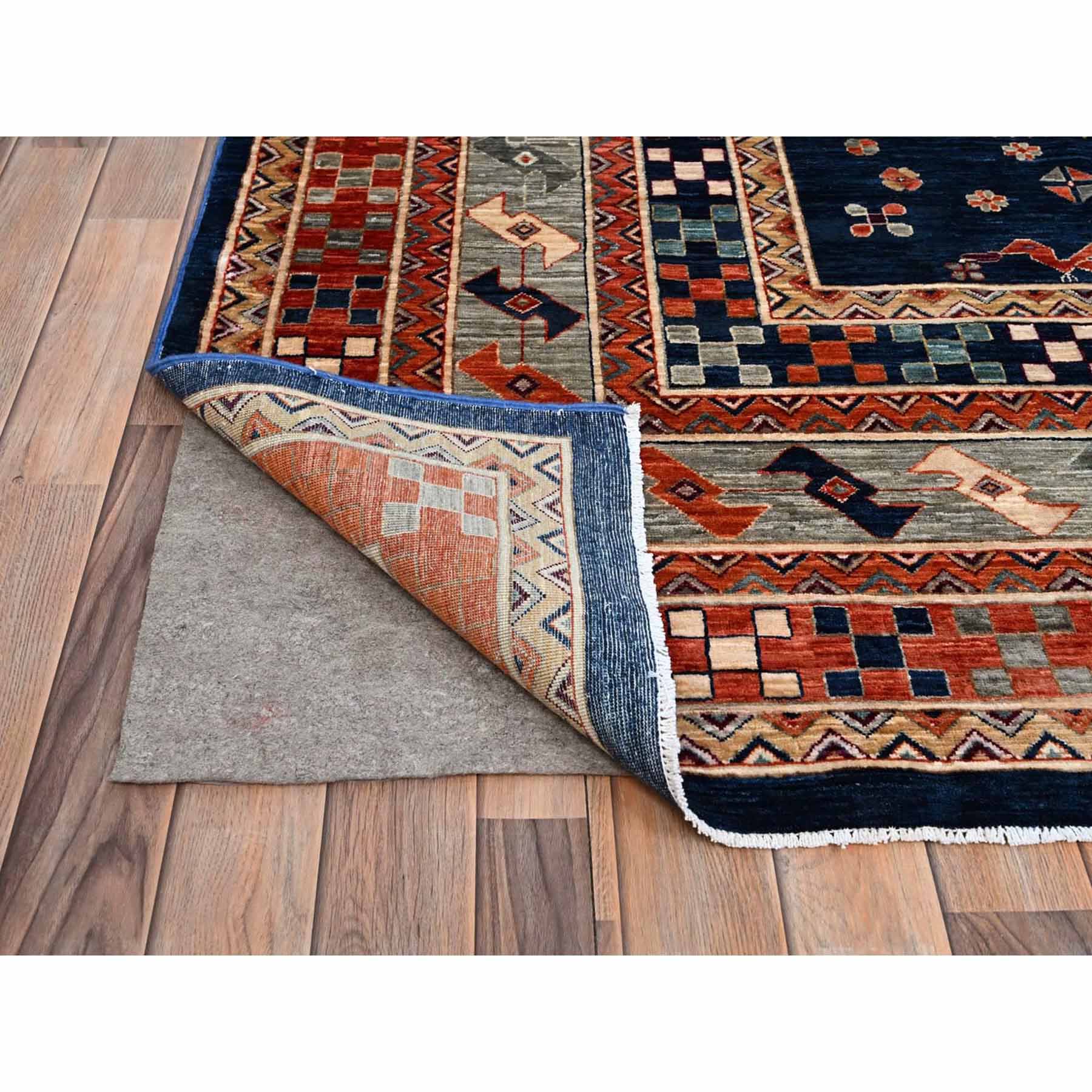 Tribal-Geometric-Hand-Knotted-Rug-432045