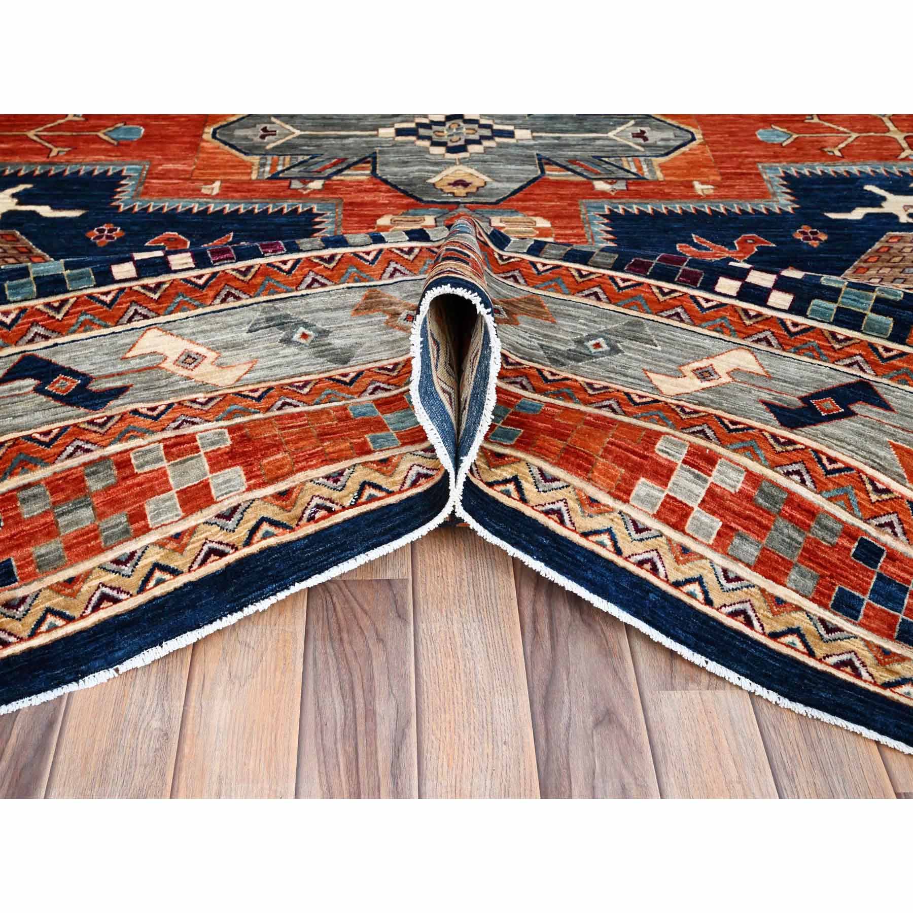 Tribal-Geometric-Hand-Knotted-Rug-432045