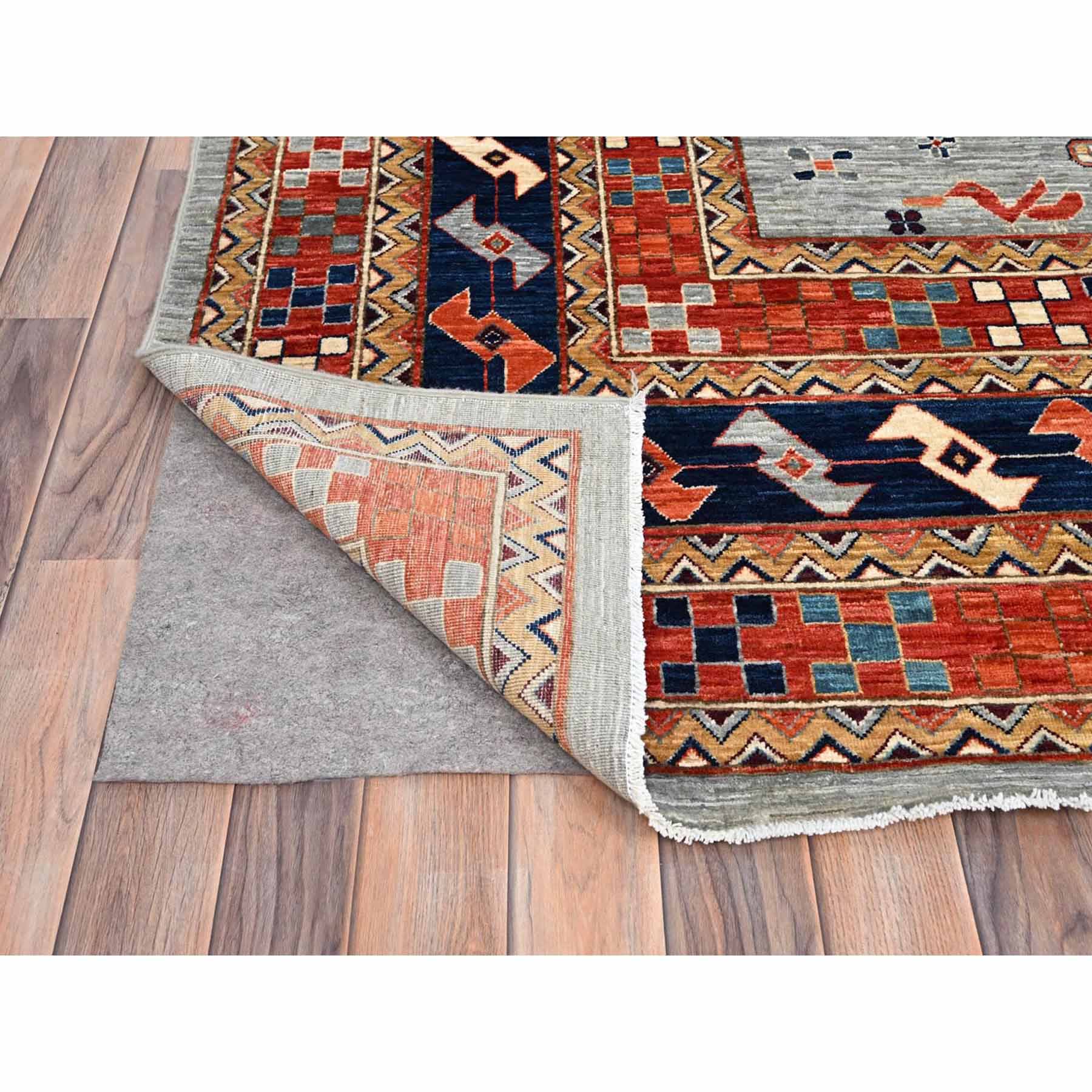 Tribal-Geometric-Hand-Knotted-Rug-432075