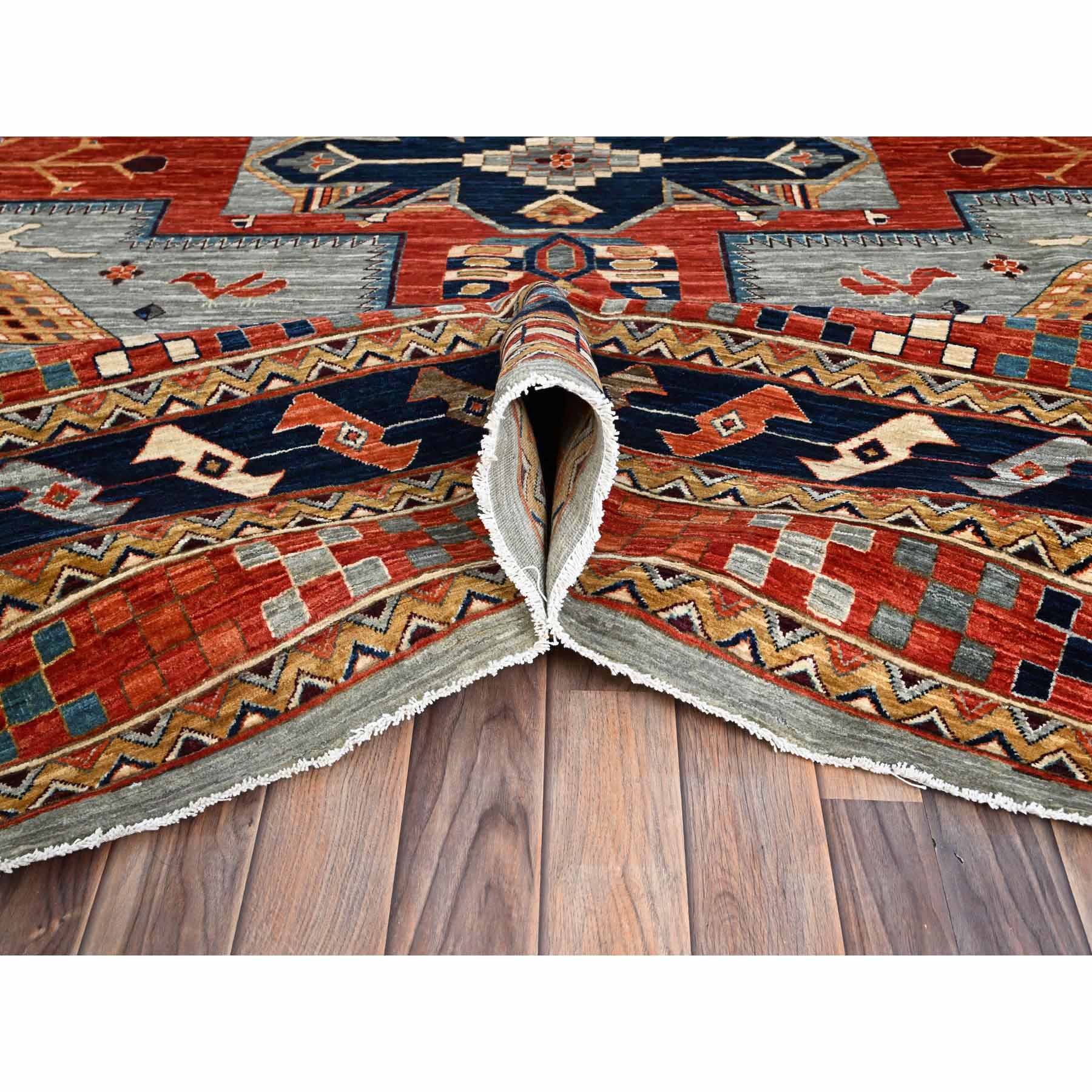 Tribal-Geometric-Hand-Knotted-Rug-432075