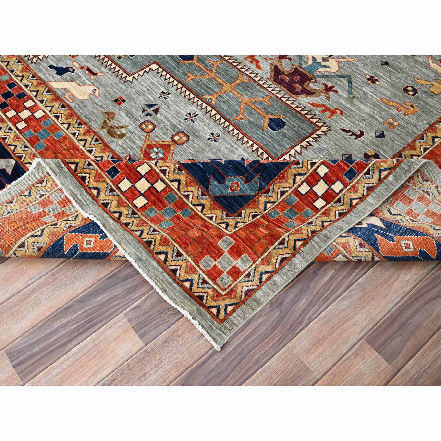 Tribal-Geometric-Hand-Knotted-Rug-432075