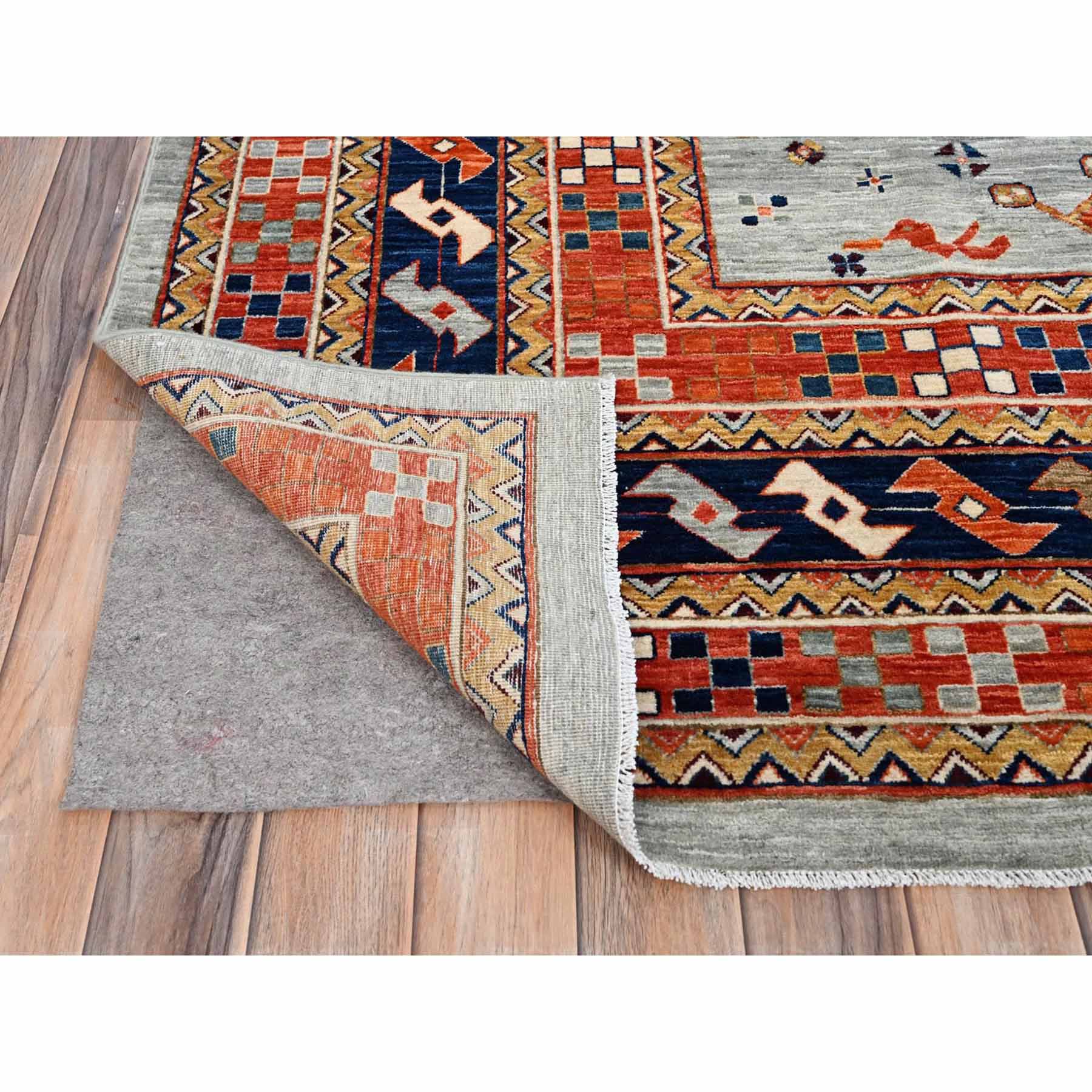 Tribal-Geometric-Hand-Knotted-Rug-432080