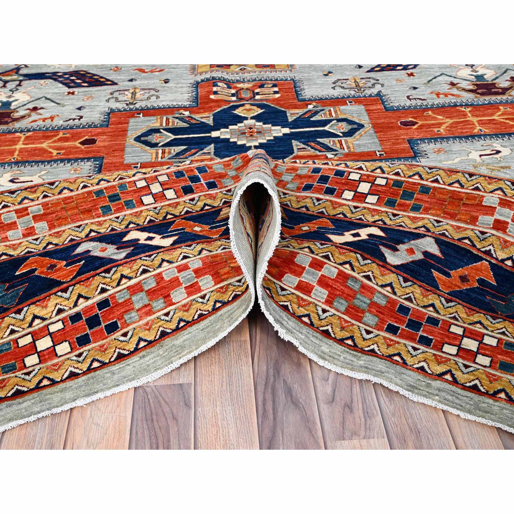 Tribal-Geometric-Hand-Knotted-Rug-432080