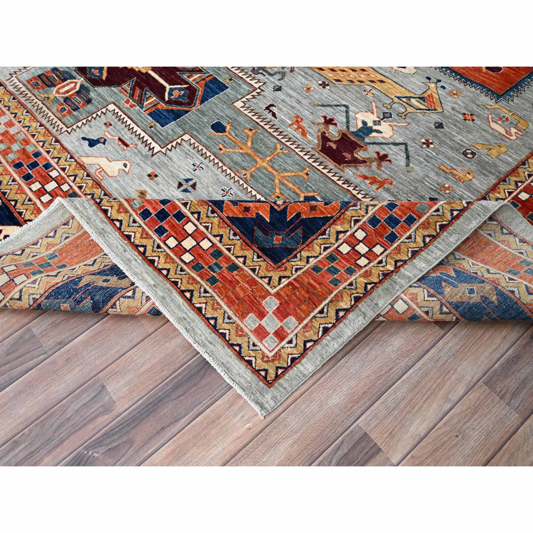 Tribal-Geometric-Hand-Knotted-Rug-432080