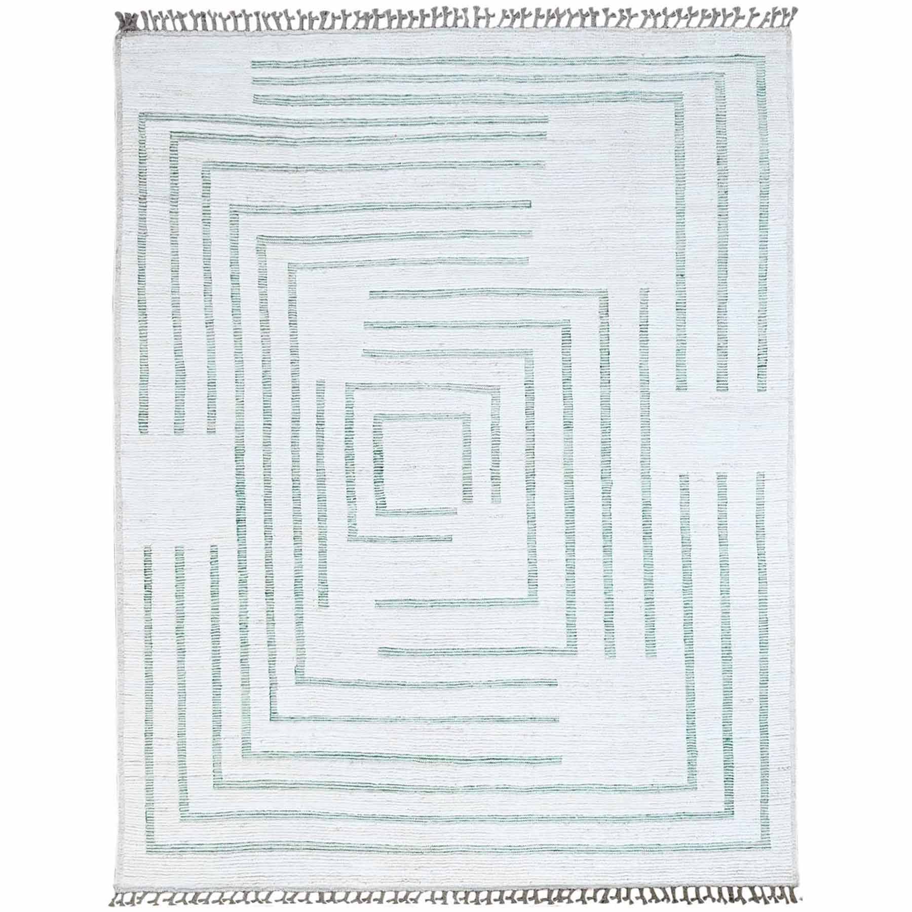 Tribal-Geometric-Hand-Knotted-Rug-432495