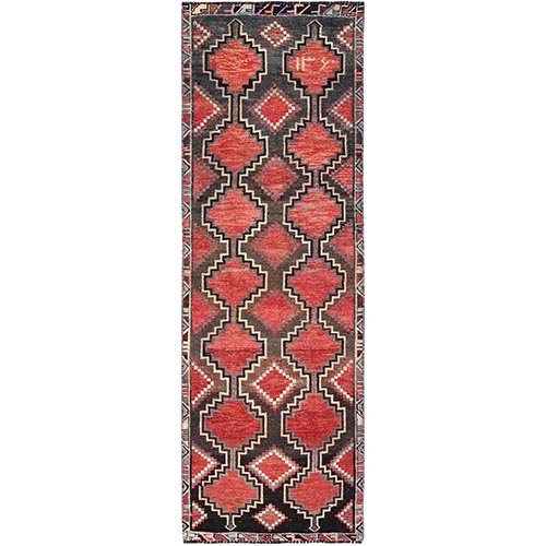 Red Tribal 3'3 X 4'8 Ft Shiraz Oriental Area Rug