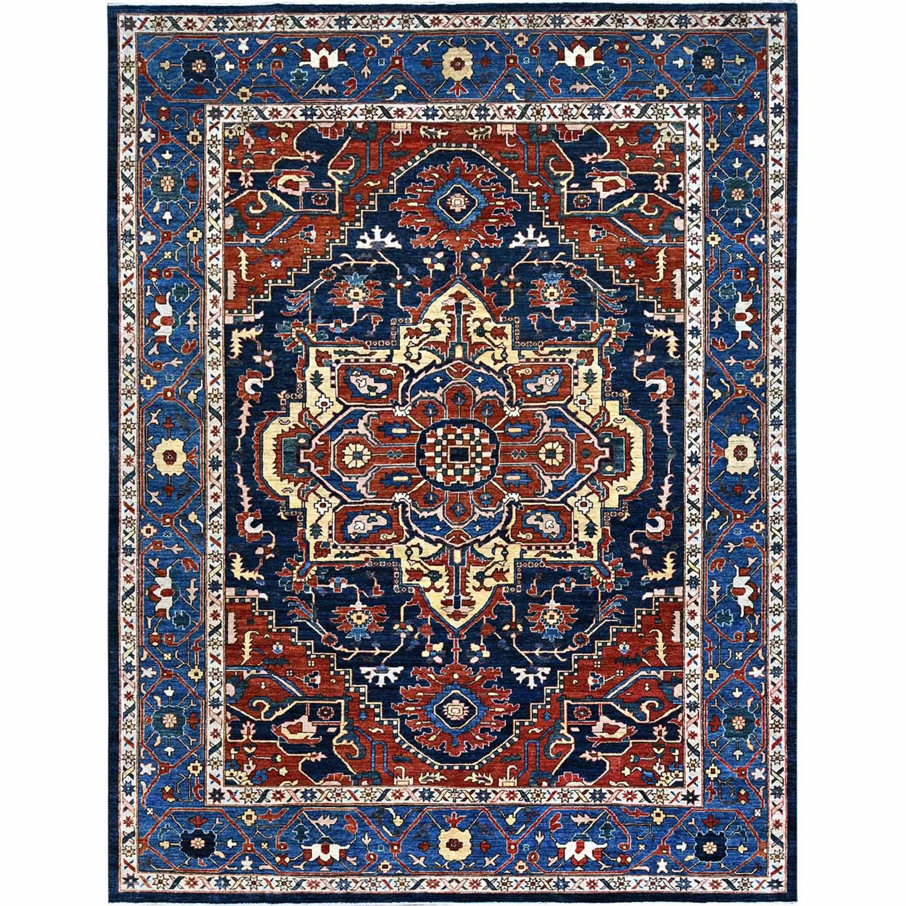 Heriz-Hand-Knotted-Rug-432550