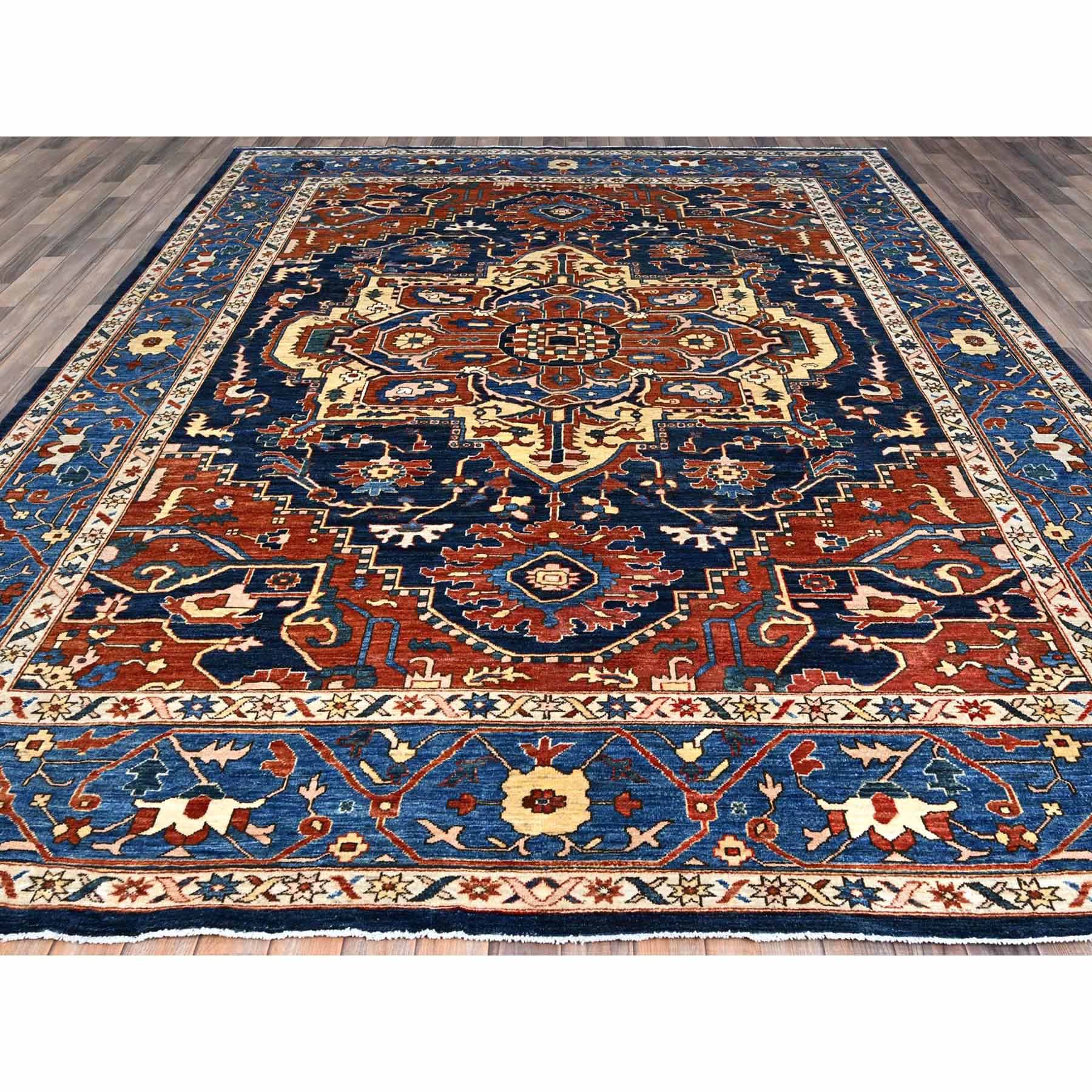 Heriz-Hand-Knotted-Rug-432550