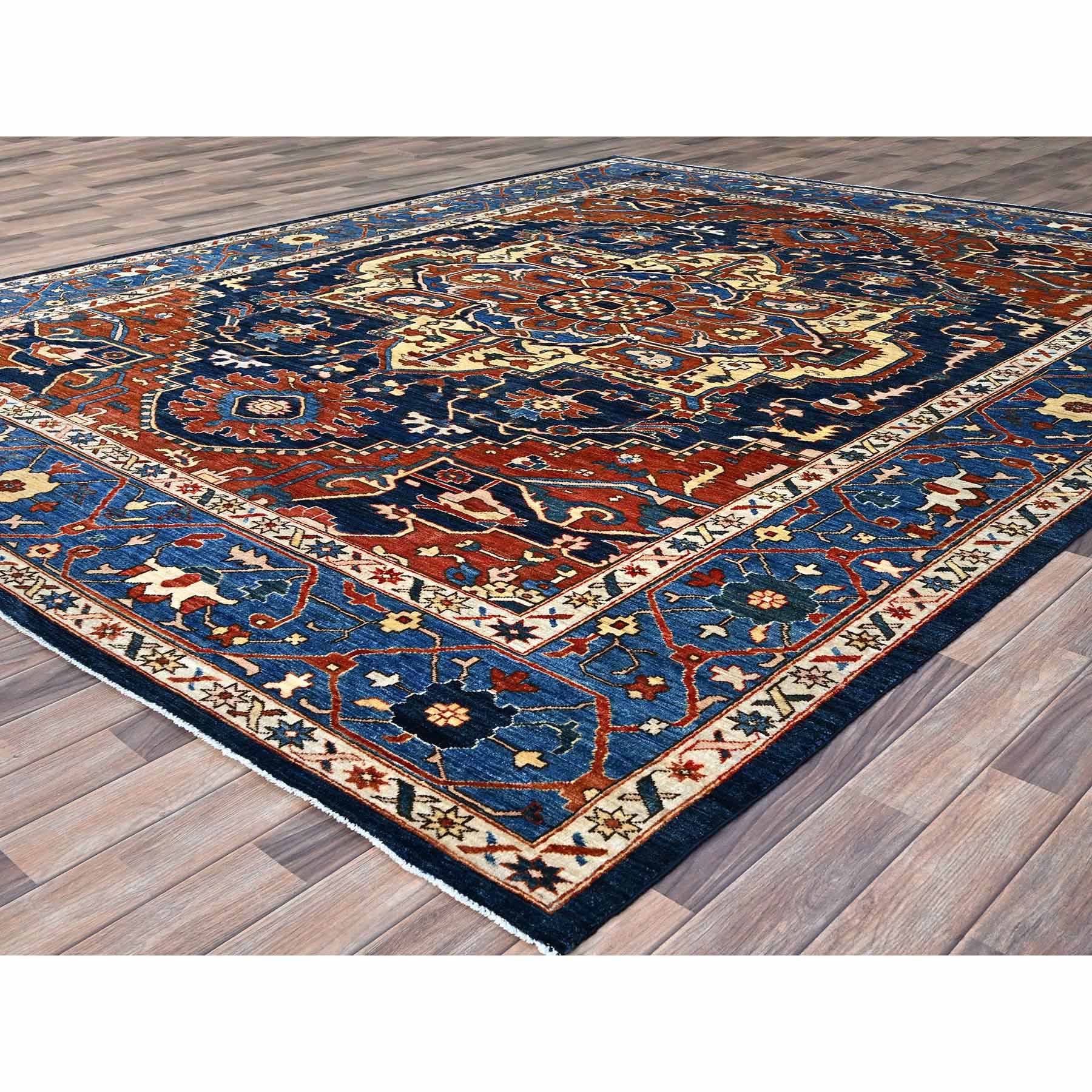 Heriz-Hand-Knotted-Rug-432550