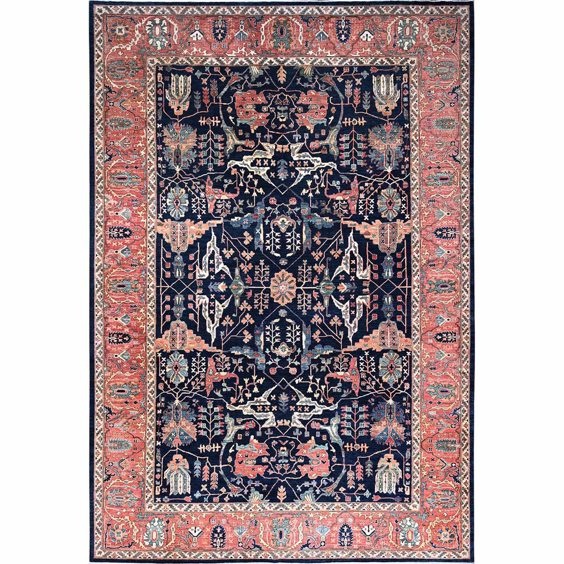 Heriz-Hand-Knotted-Rug-432865