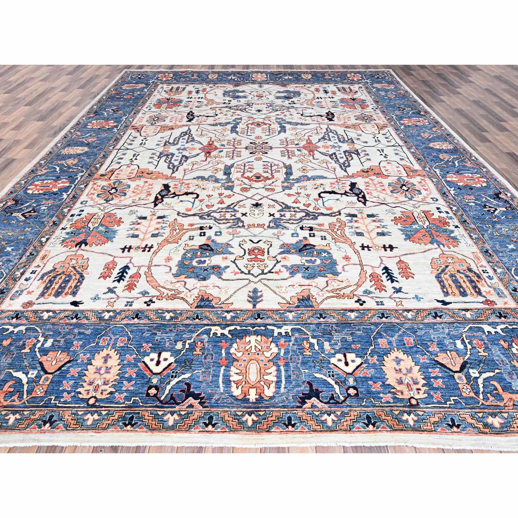 Heriz-Hand-Knotted-Rug-432870