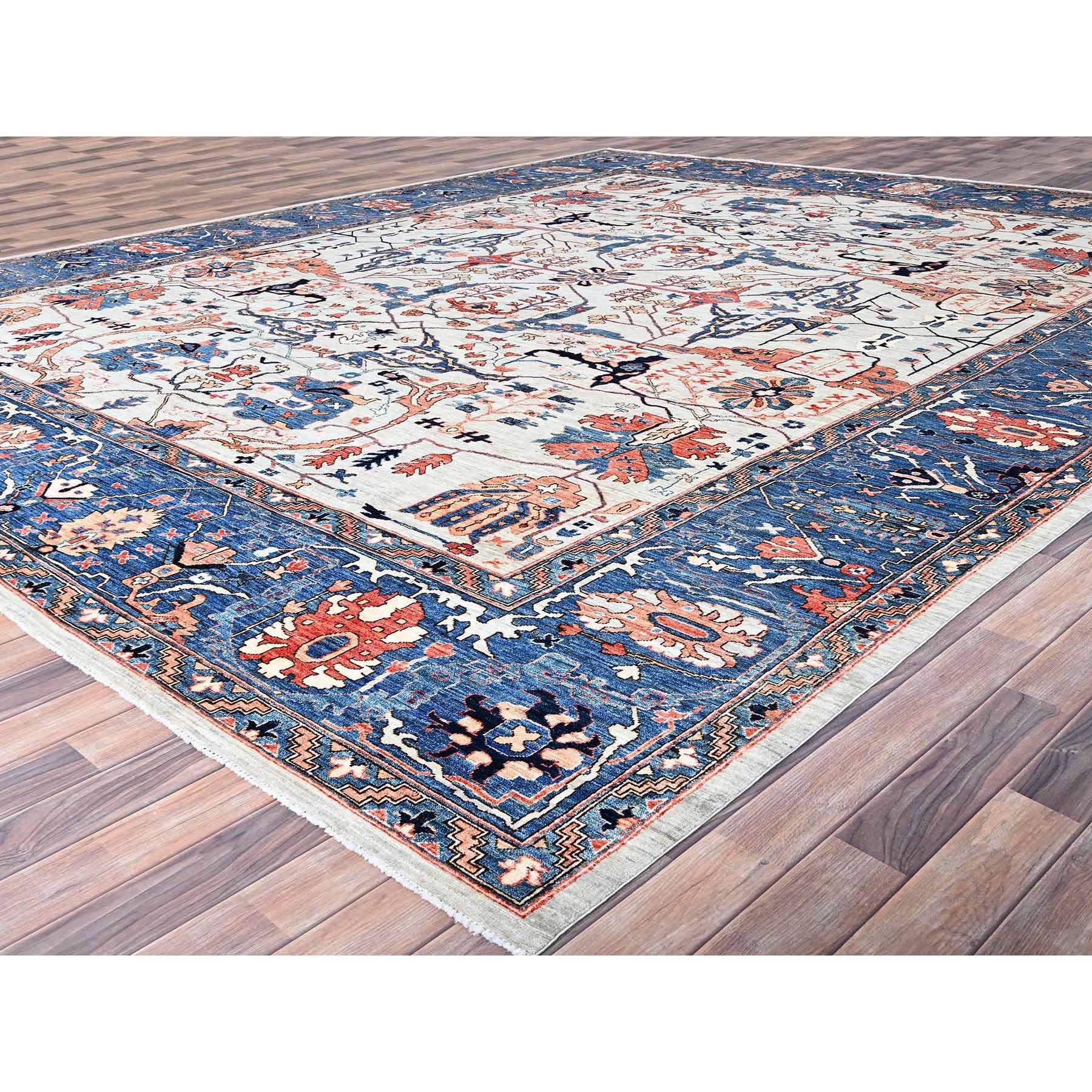 Heriz-Hand-Knotted-Rug-432870