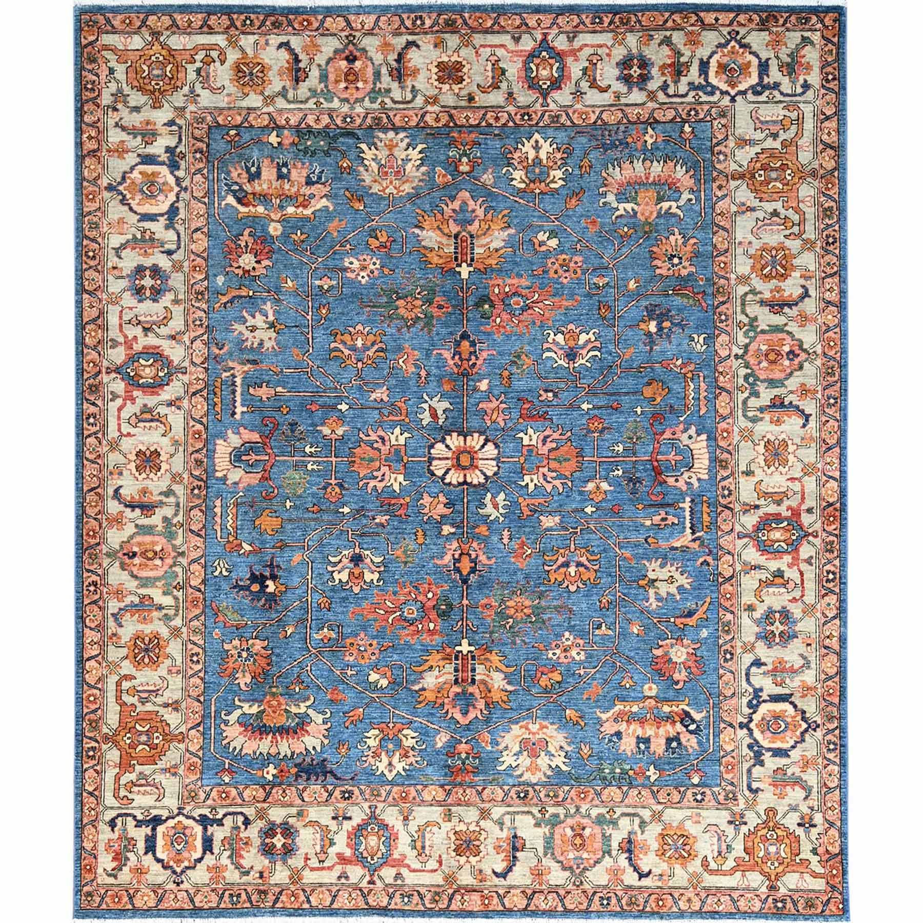 Heriz-Hand-Knotted-Rug-432875