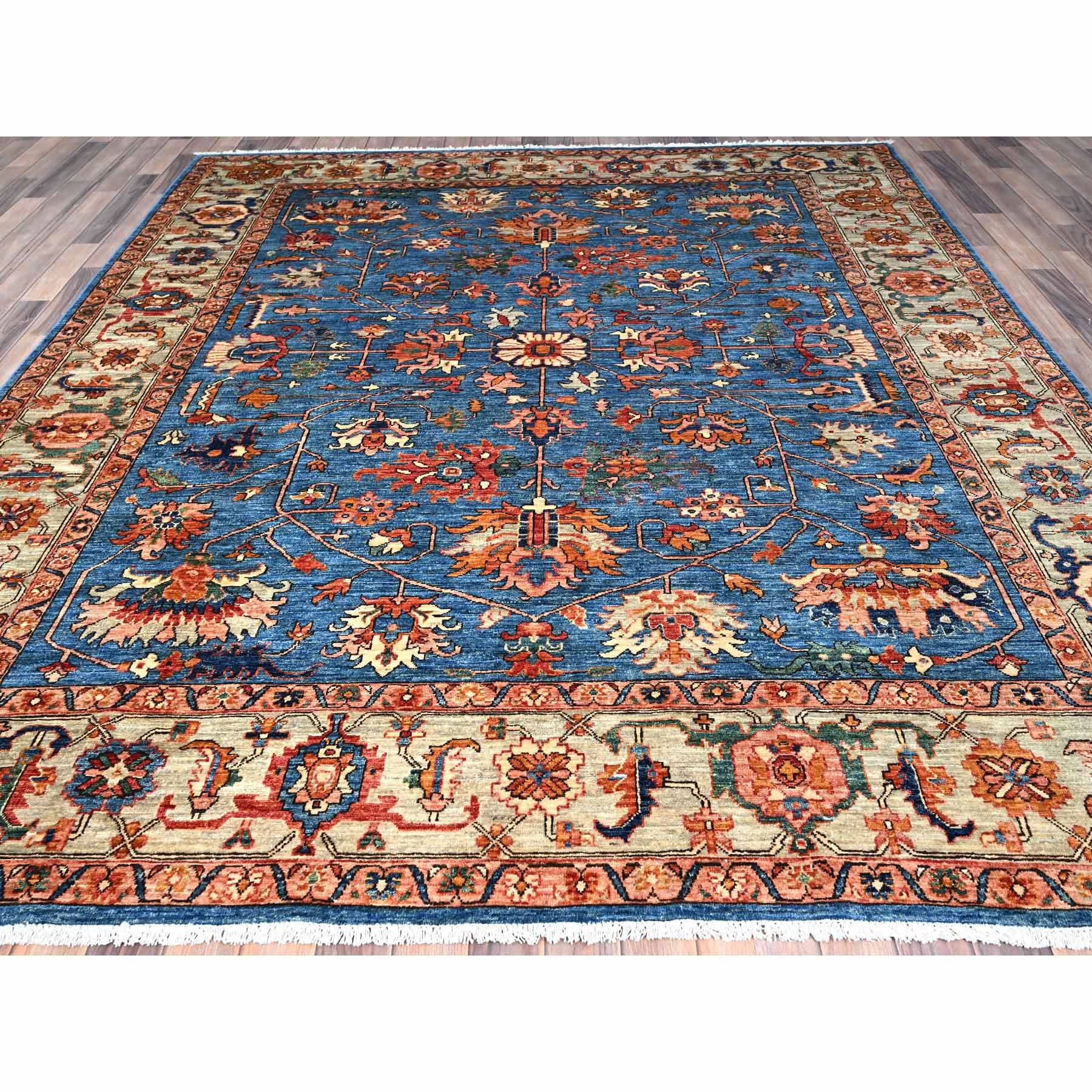 Heriz-Hand-Knotted-Rug-432875