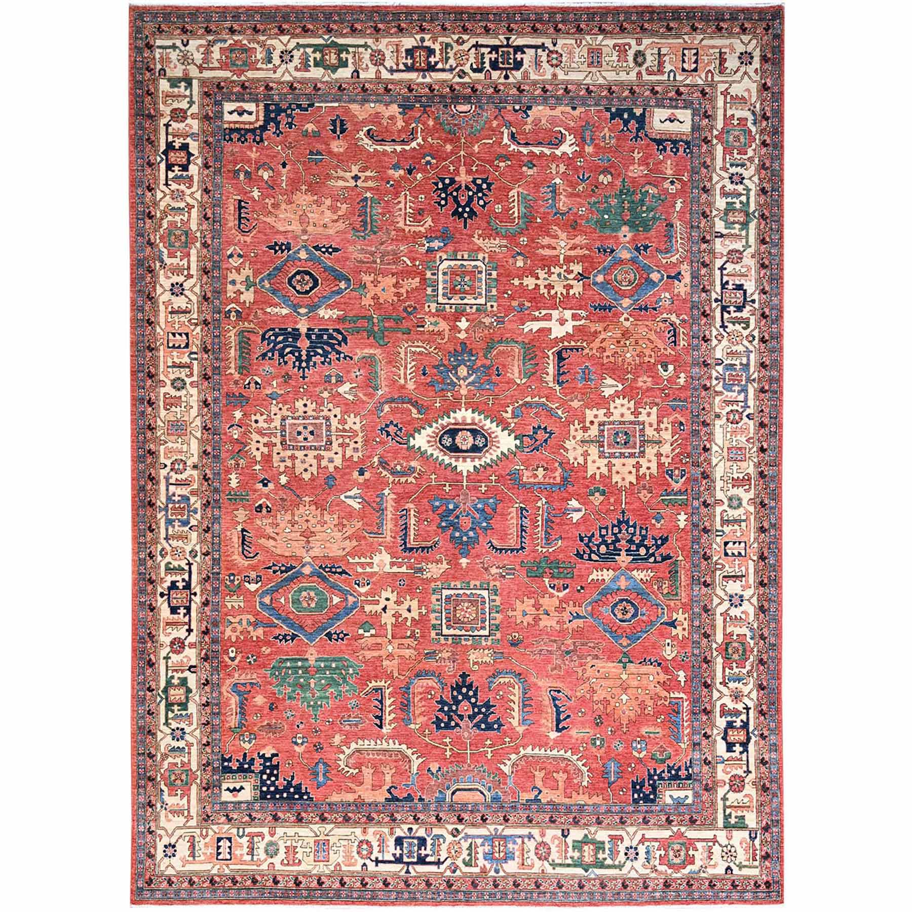 Heriz-Hand-Knotted-Rug-432880