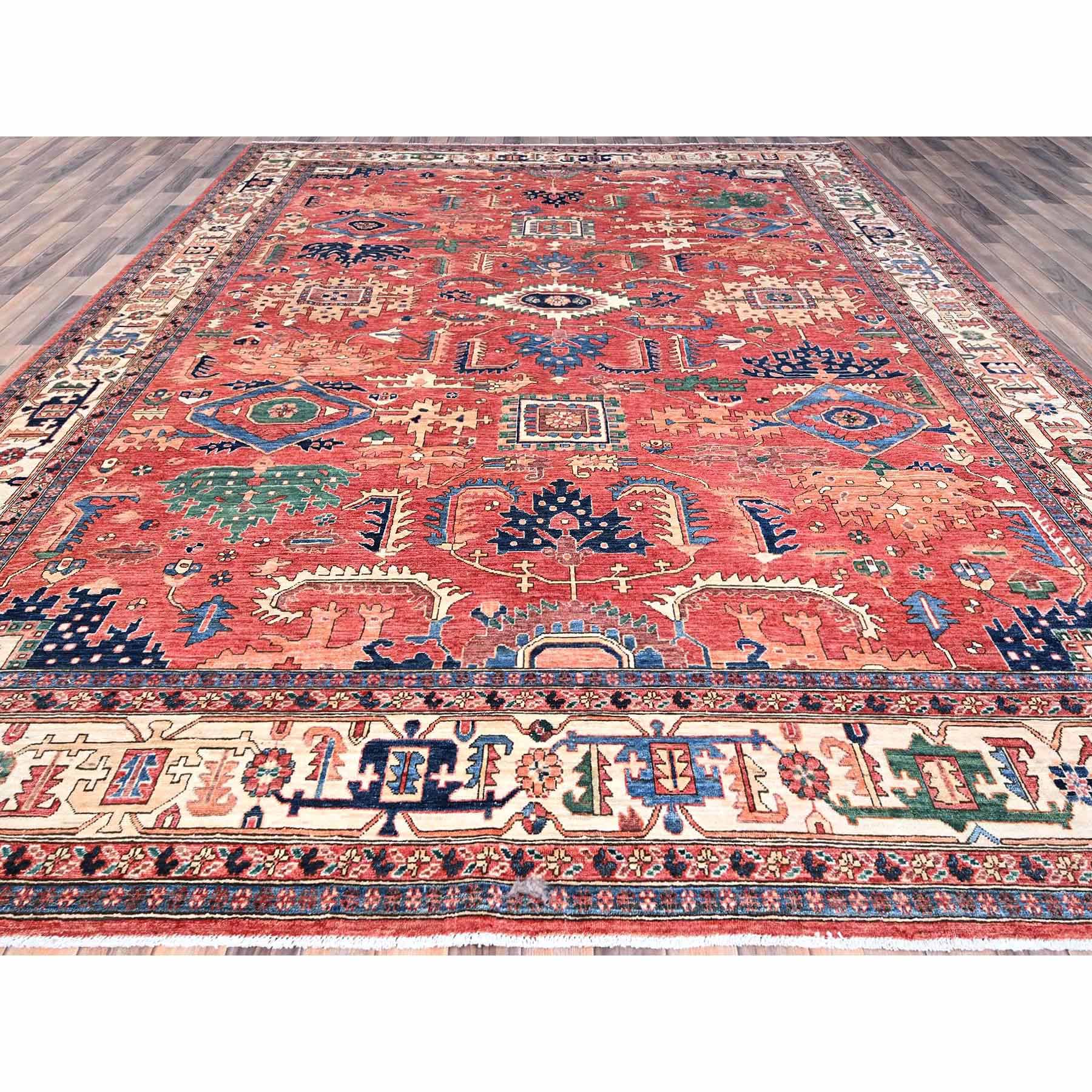 Heriz-Hand-Knotted-Rug-432880