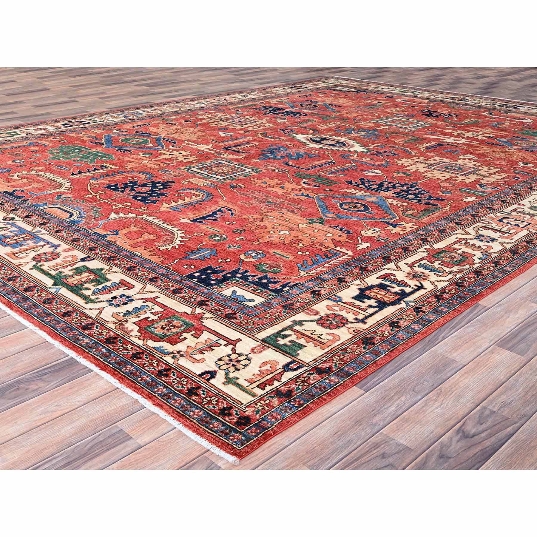 Heriz-Hand-Knotted-Rug-432880