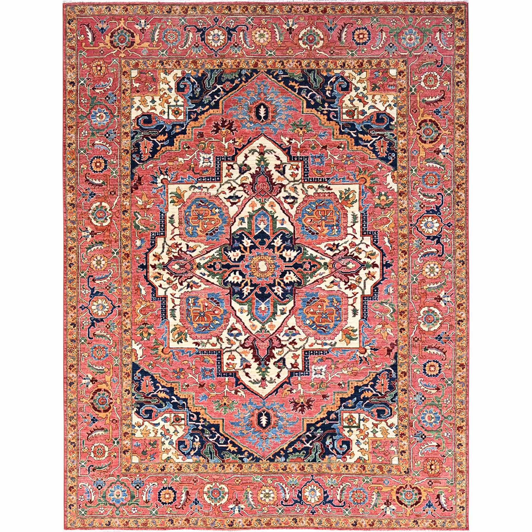 Heriz-Hand-Knotted-Rug-432885