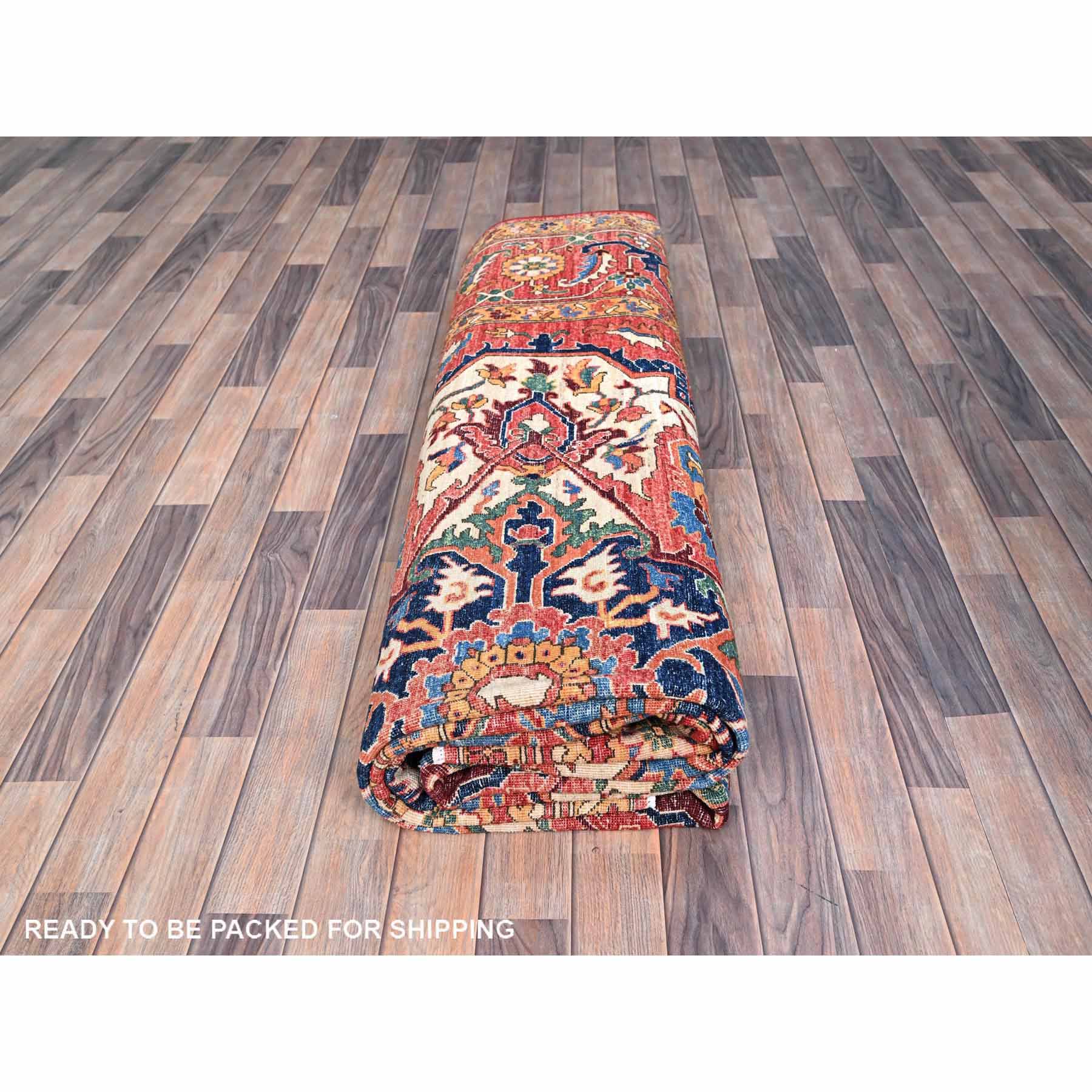 Heriz-Hand-Knotted-Rug-432885