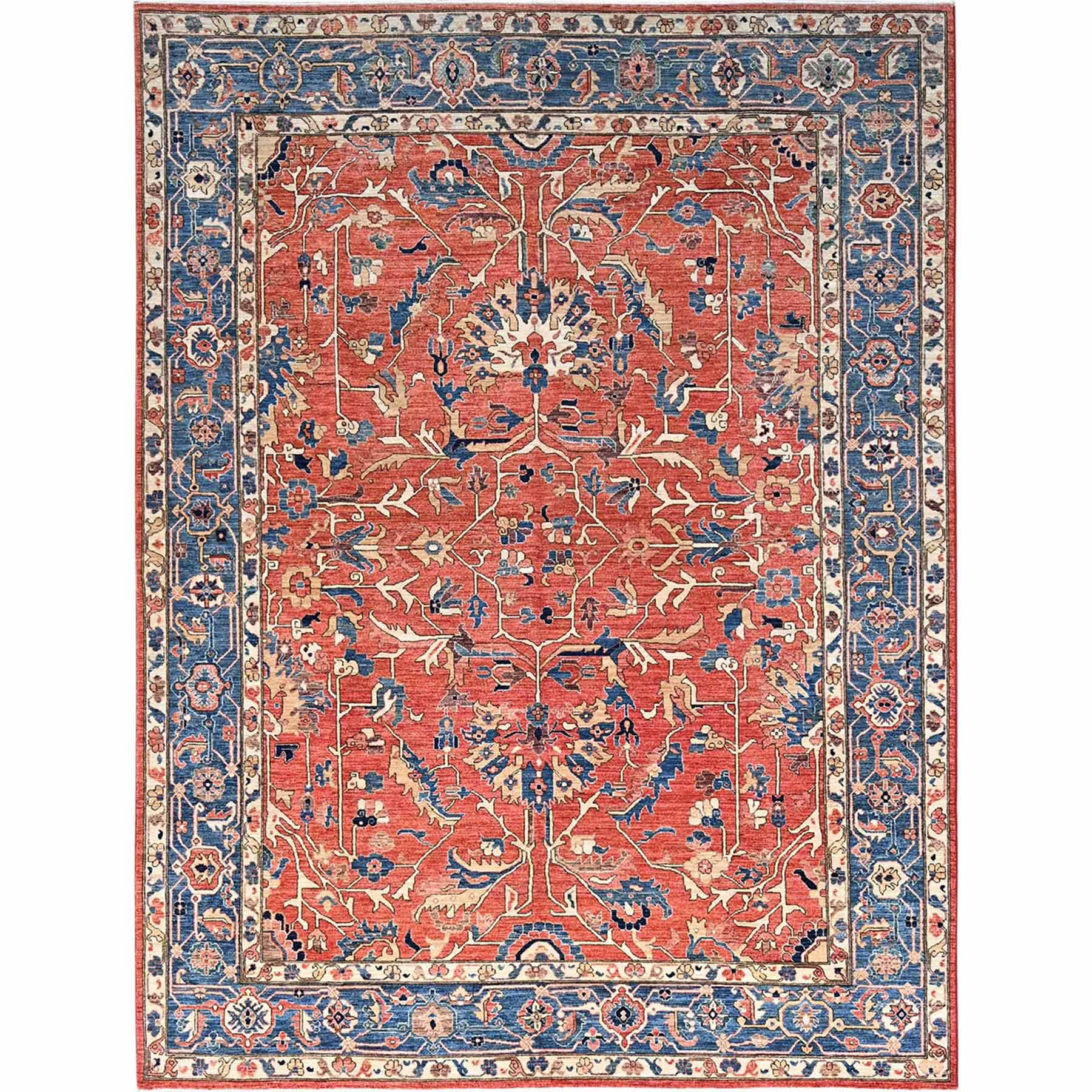 Heriz-Hand-Knotted-Rug-432890