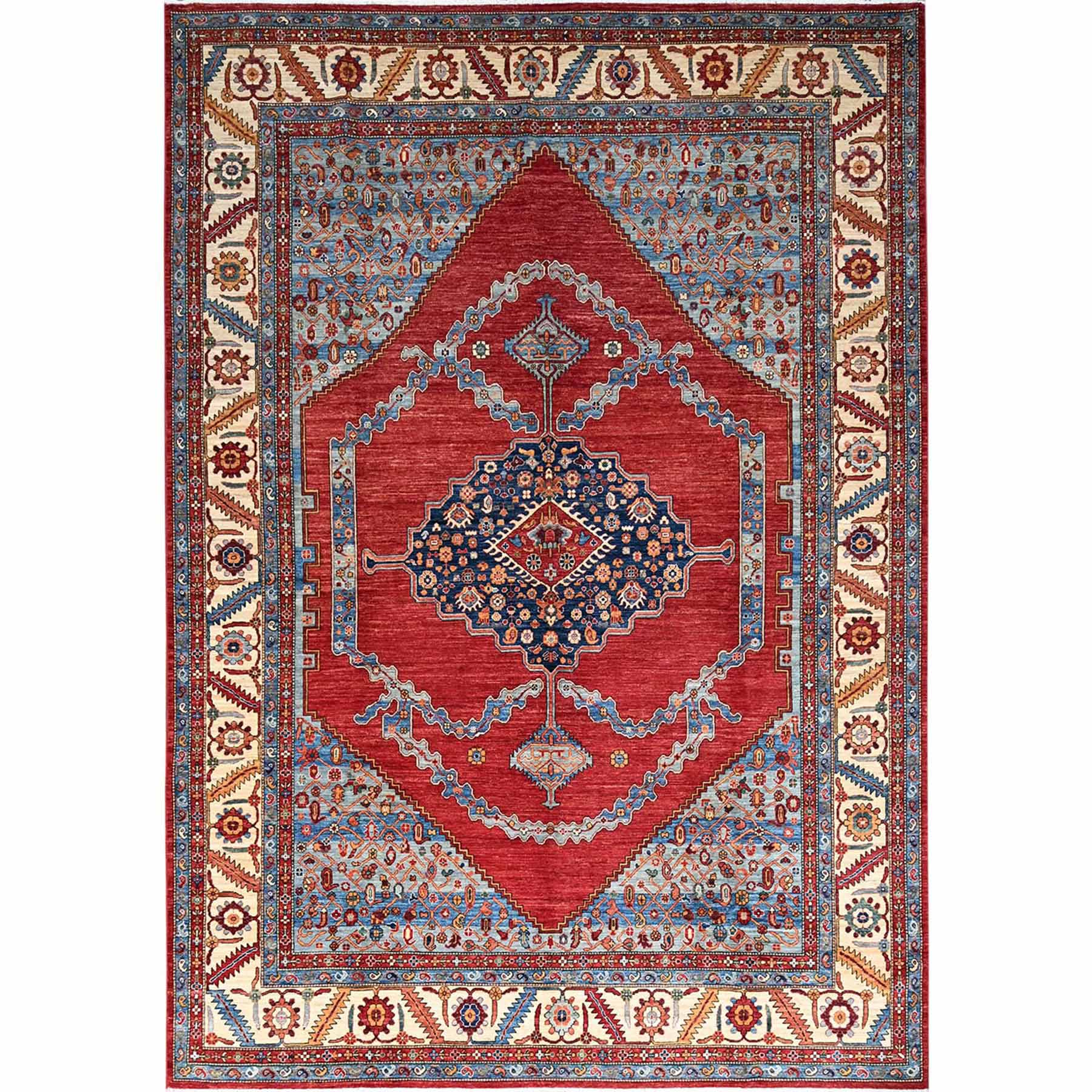 Heriz-Hand-Knotted-Rug-432915