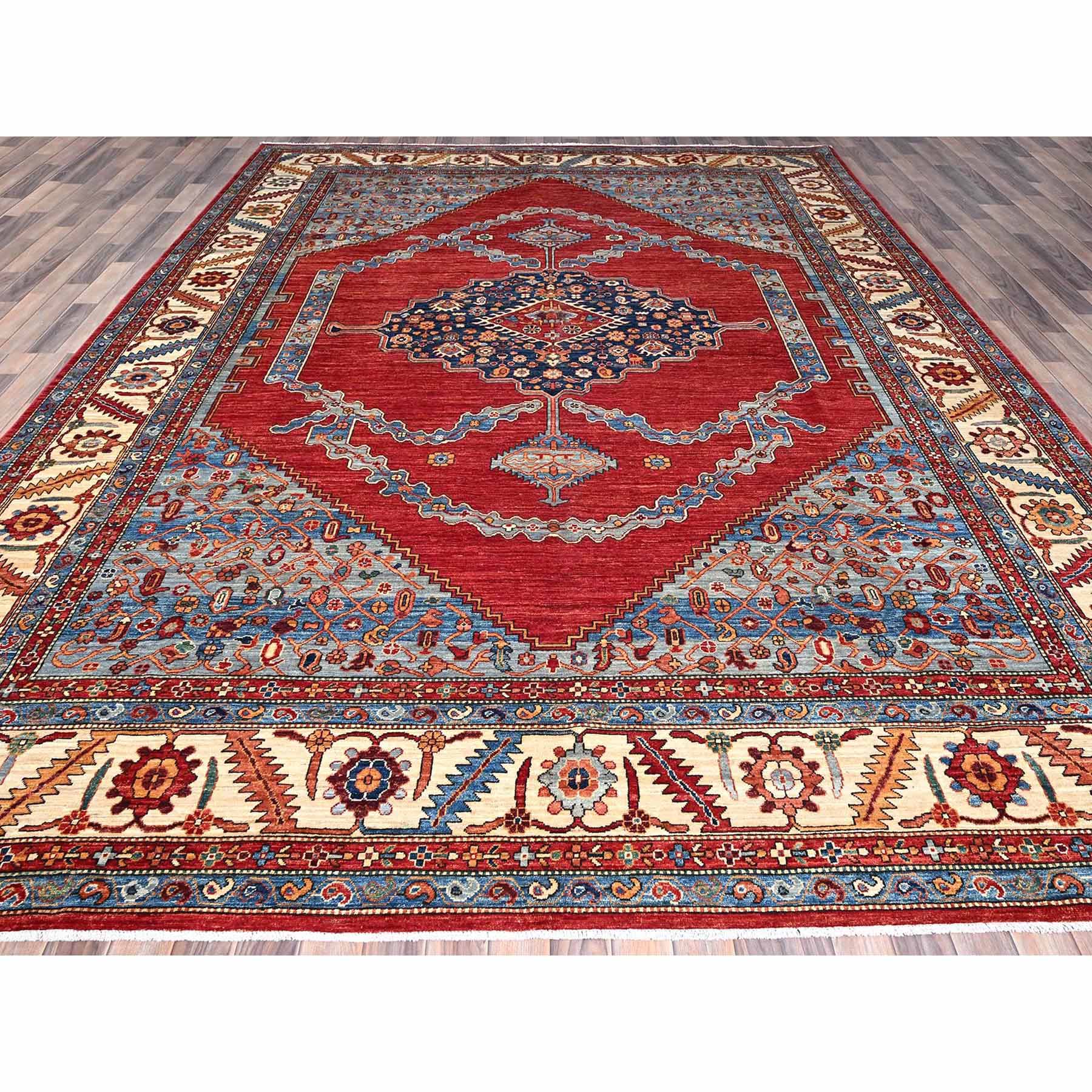 Heriz-Hand-Knotted-Rug-432915