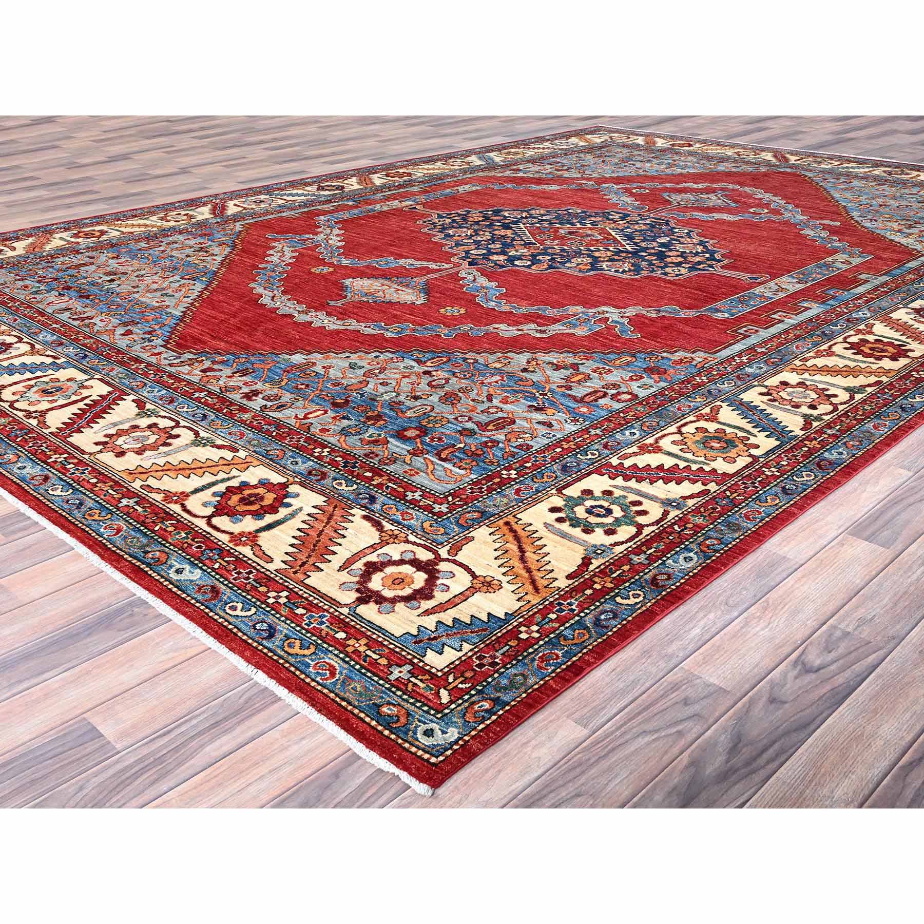 Heriz-Hand-Knotted-Rug-432915
