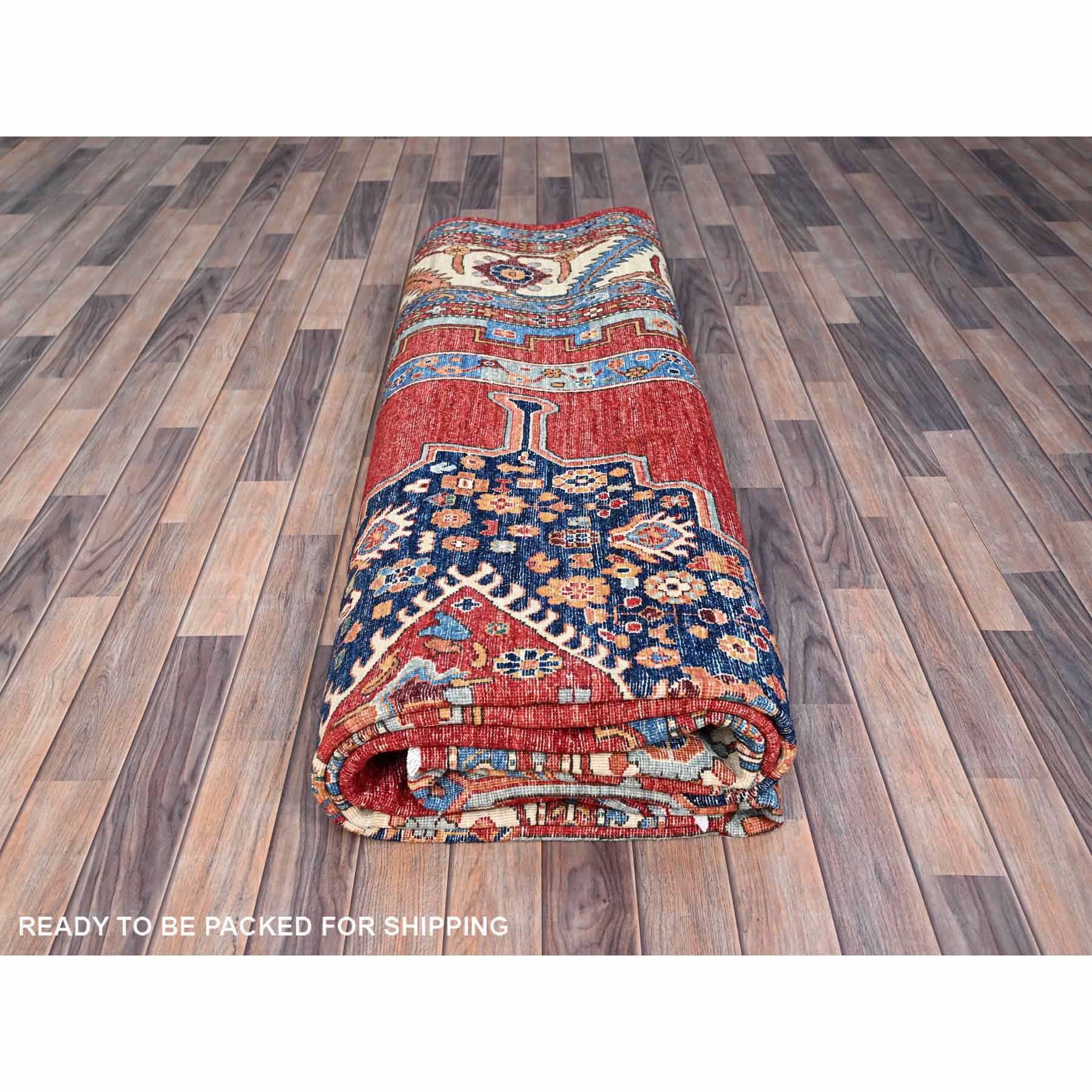 Heriz-Hand-Knotted-Rug-432915