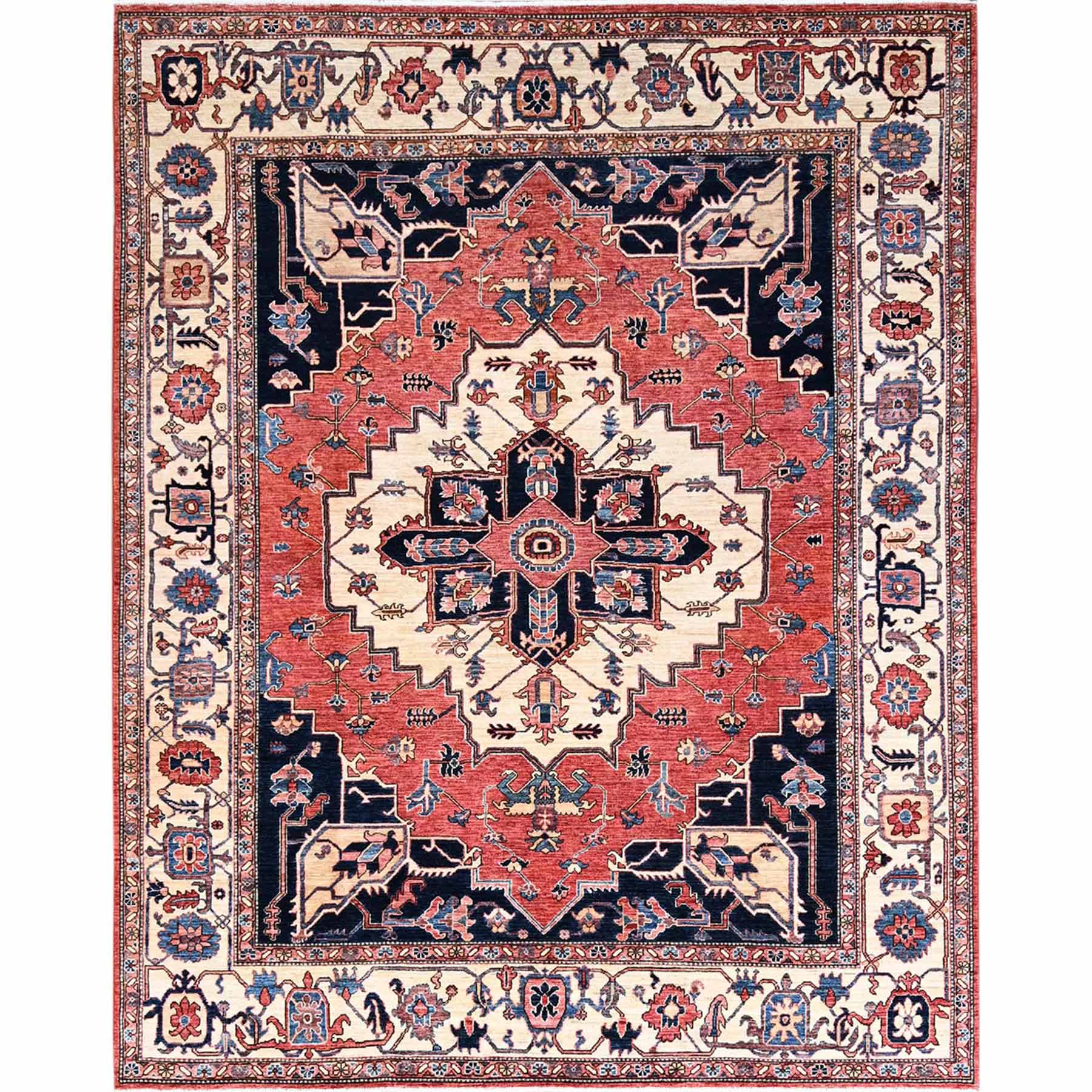 Heriz-Hand-Knotted-Rug-432920