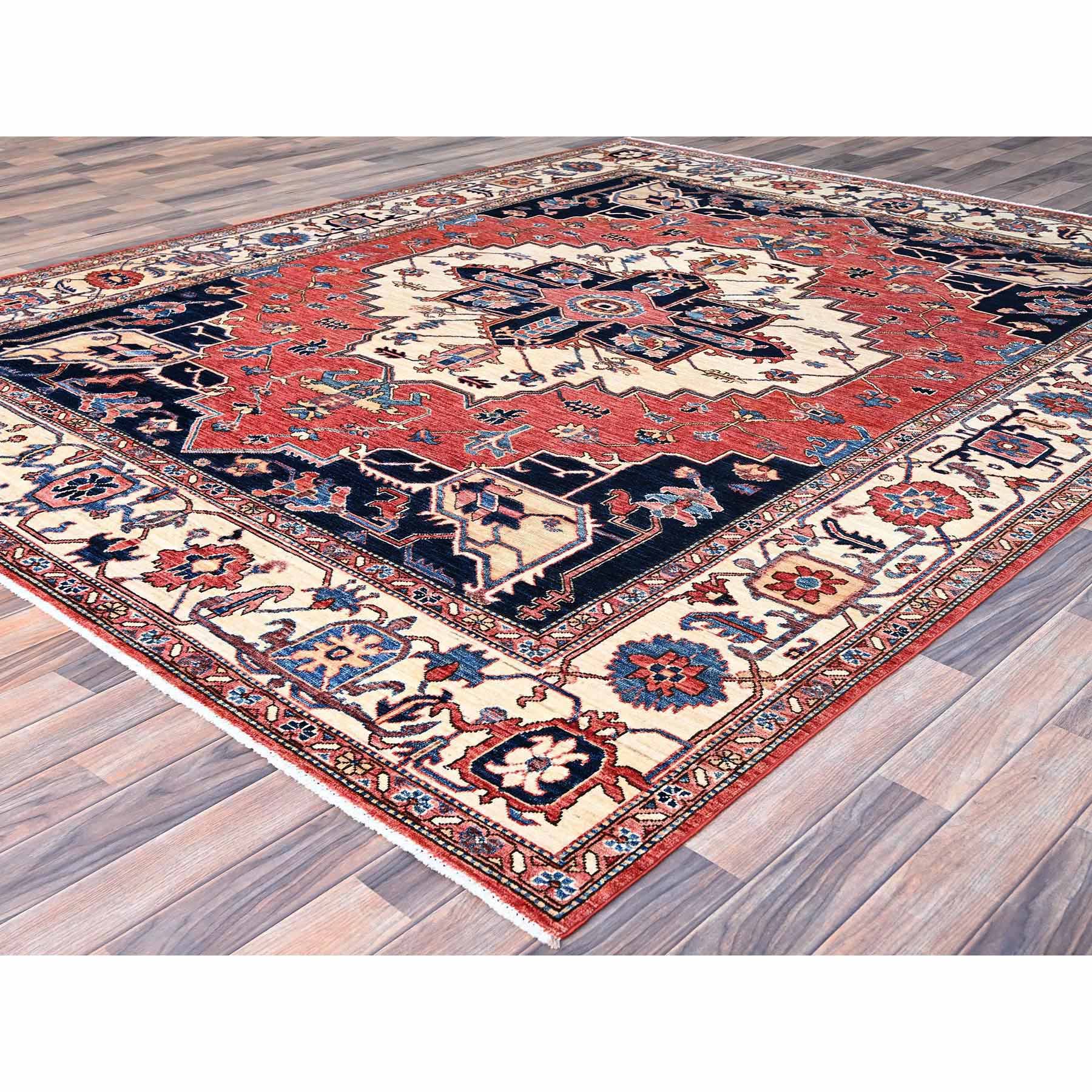 Heriz-Hand-Knotted-Rug-432920