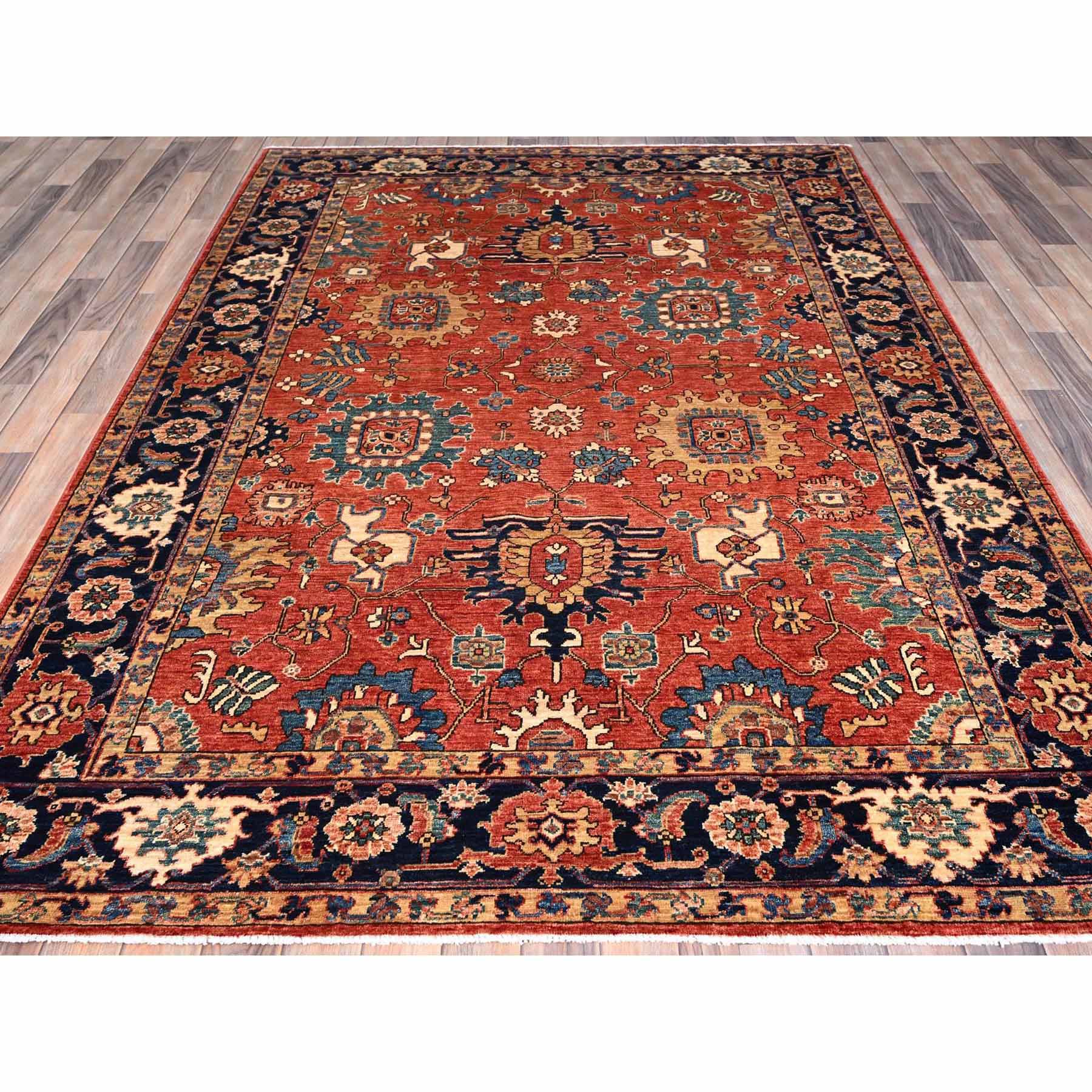 Heriz-Hand-Knotted-Rug-432930