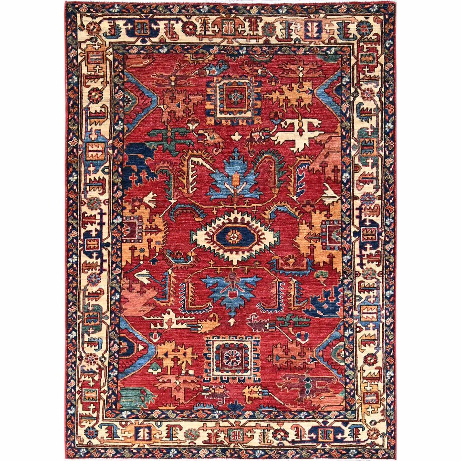 Heriz-Hand-Knotted-Rug-433025