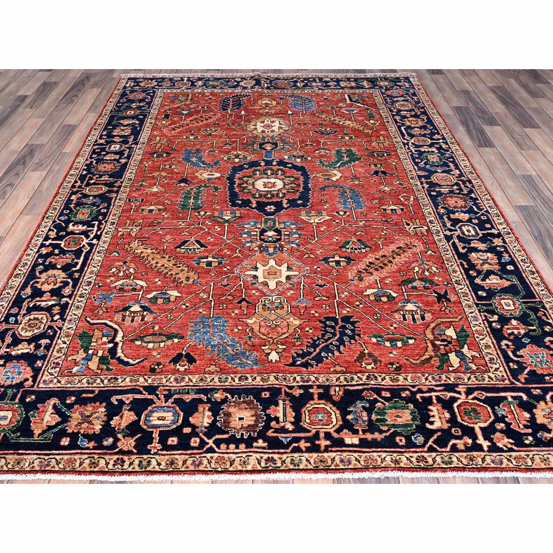 Heriz-Hand-Knotted-Rug-433065